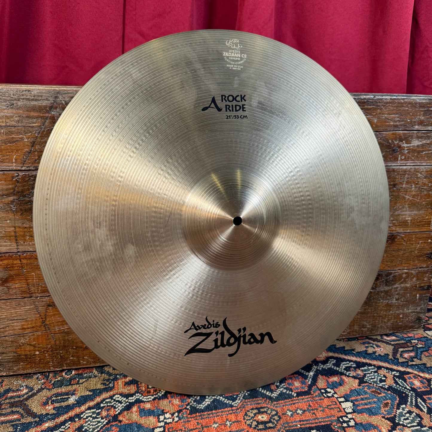 21" Zildjian A 1990s Rock Ride Cymbal 3500g *Video Demo*