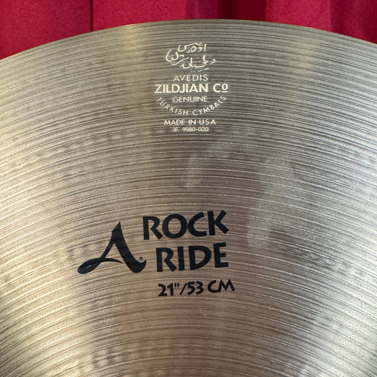 21" Zildjian A 1990s Rock Ride Cymbal 3500g *Video Demo*