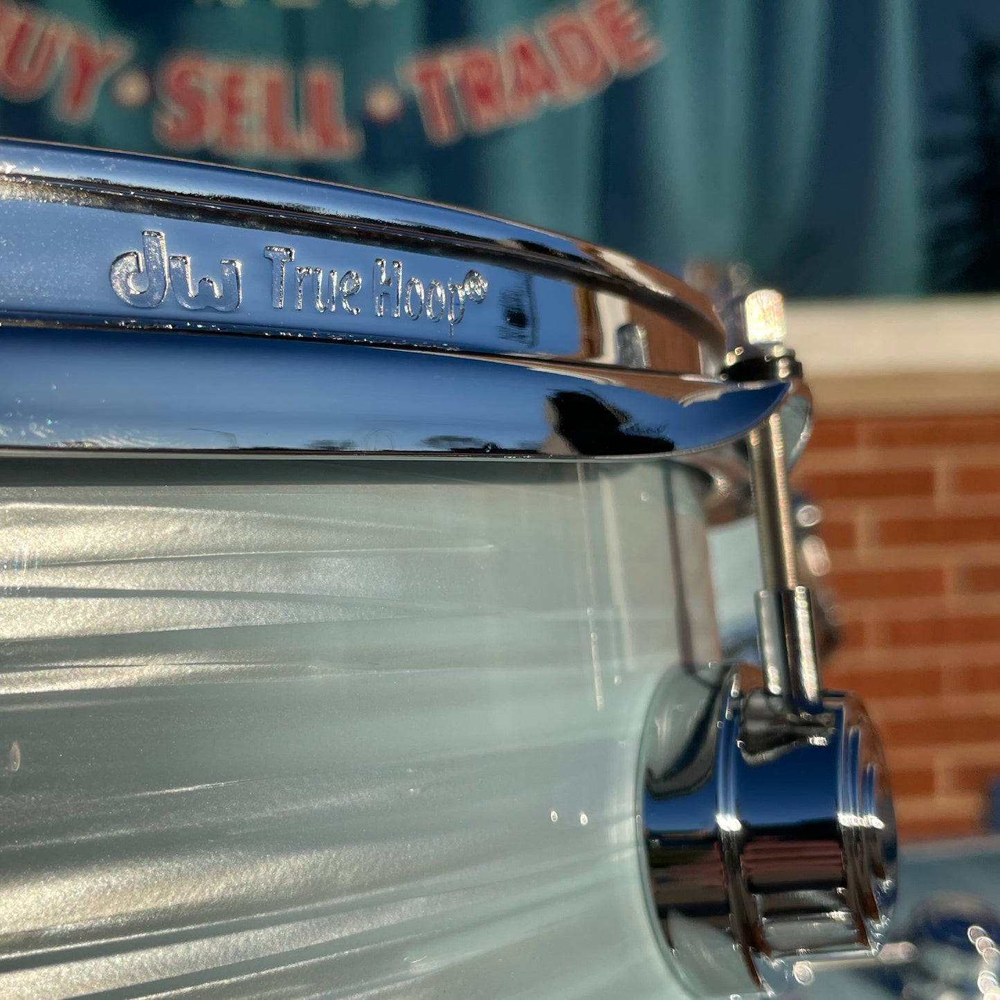 DW Collector's Series Maple/Mahogany 3-Piece Drum Set Pale Blue Oyster 12x20/8x12/14x14 Drum Workshop