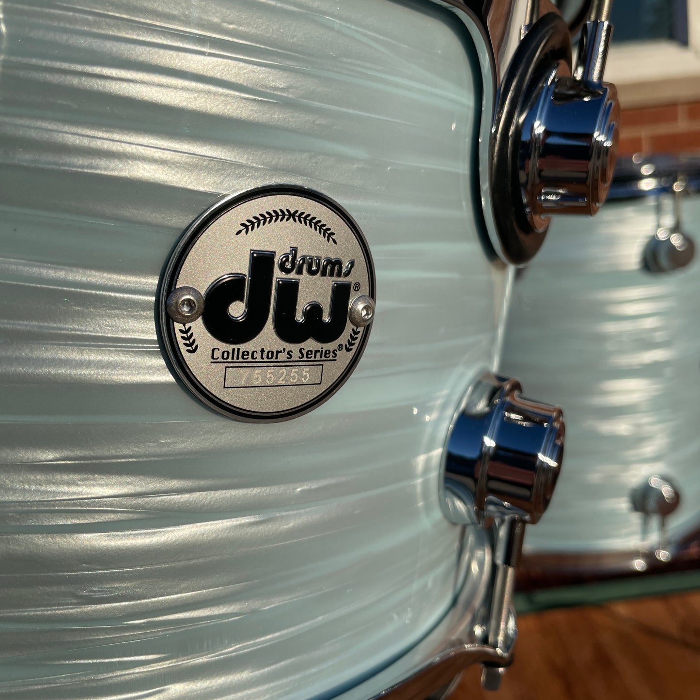 DW Collector's Series Maple/Mahogany 3-Piece Drum Set Pale Blue Oyster 12x20/8x12/14x14 Drum Workshop