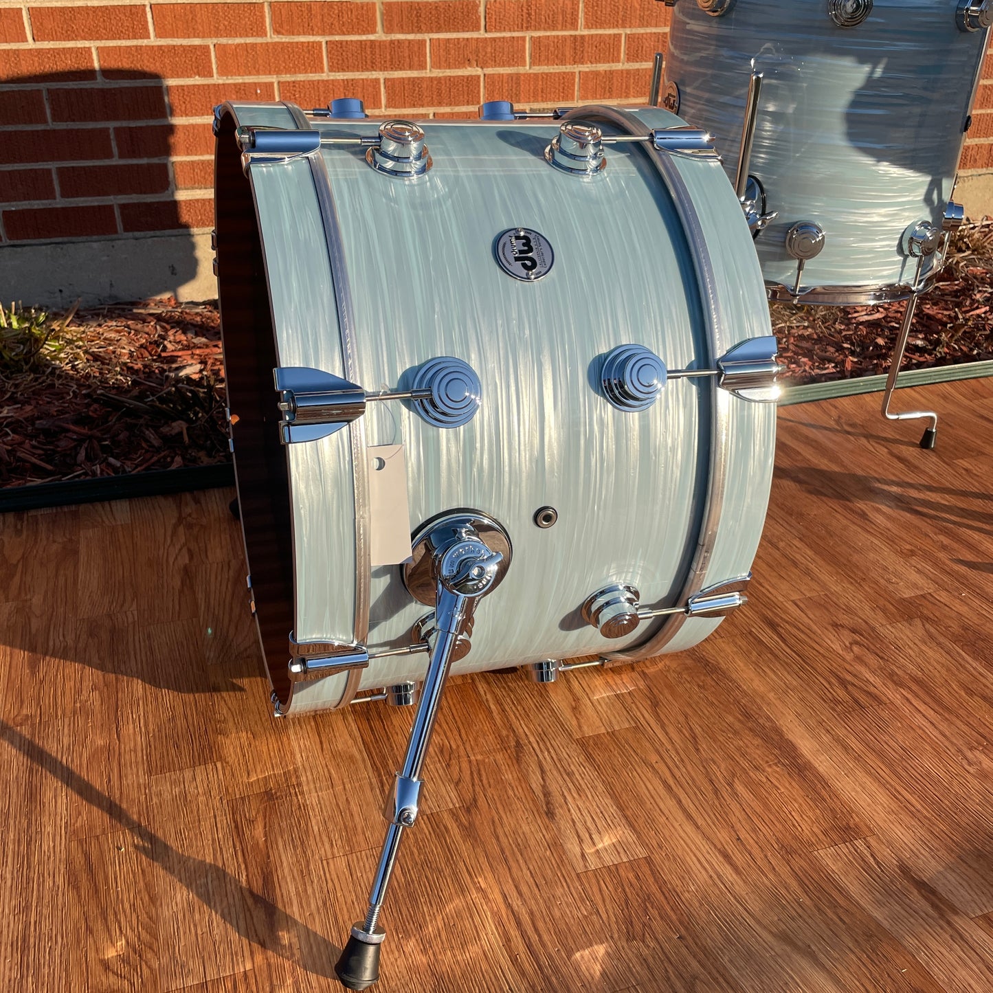 DW Collector's Series Maple/Mahogany 3-Piece Drum Set Pale Blue Oyster 12x20/8x12/14x14 Drum Workshop