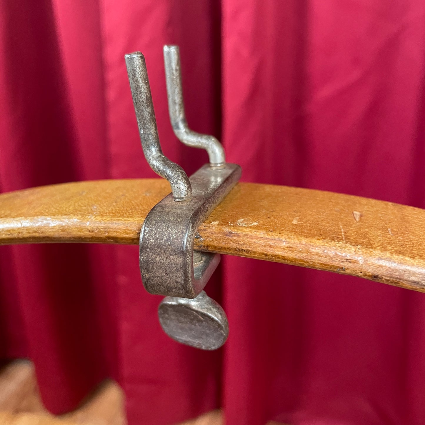 Vintage 1920s Set of 3 Tuned Cow Bells Ludwig Leedy Tri-Bell Trap Set