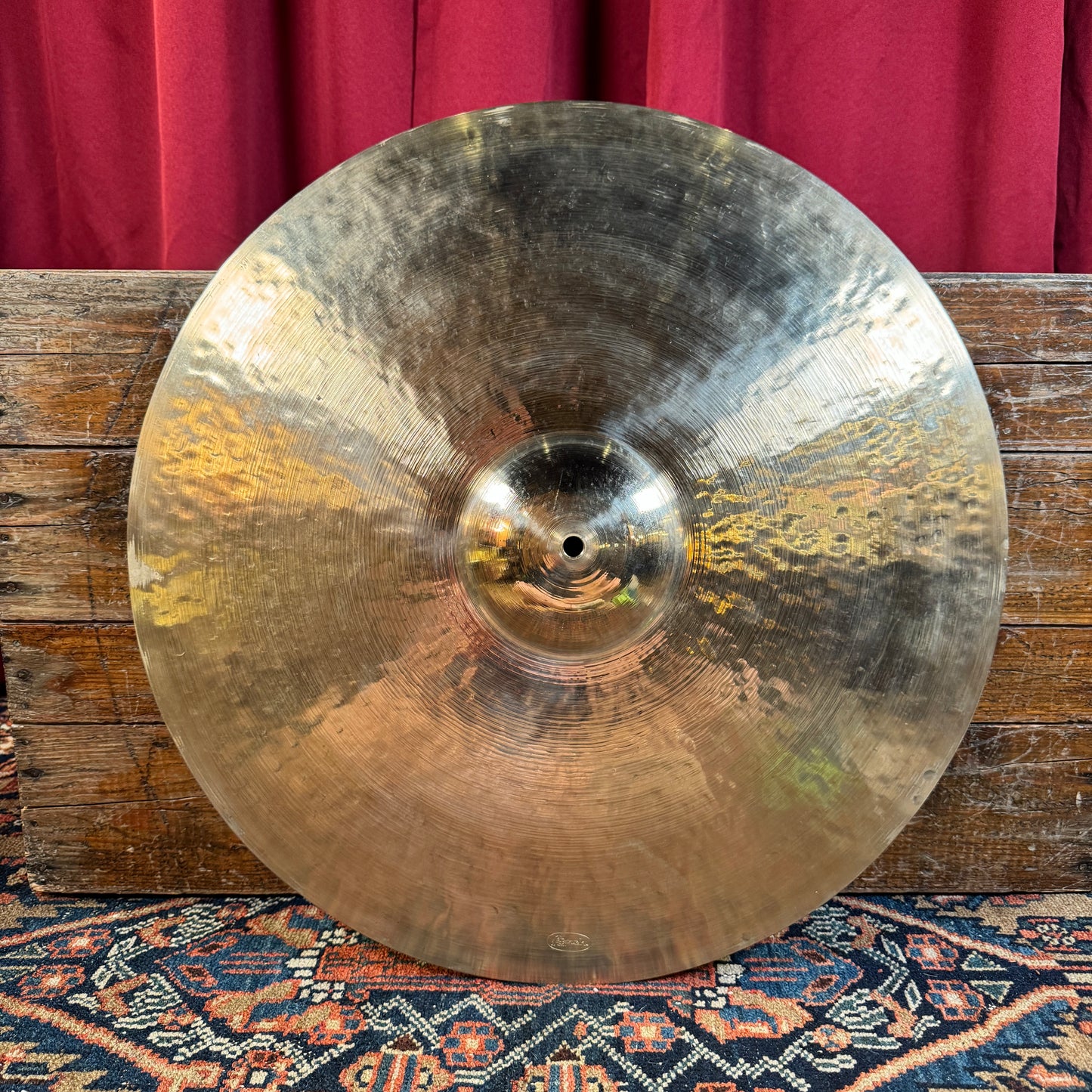 22" Funch K. Istanbul Old Stamp Type IIIb Clone Ride Cymbal 2491g OS *Video Demo*