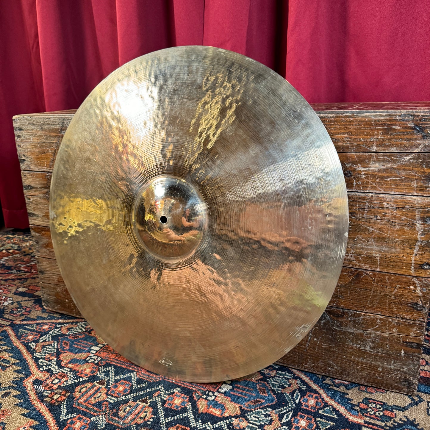 22" Funch K. Istanbul Old Stamp Type IIIb Clone Ride Cymbal 2491g OS *Video Demo*