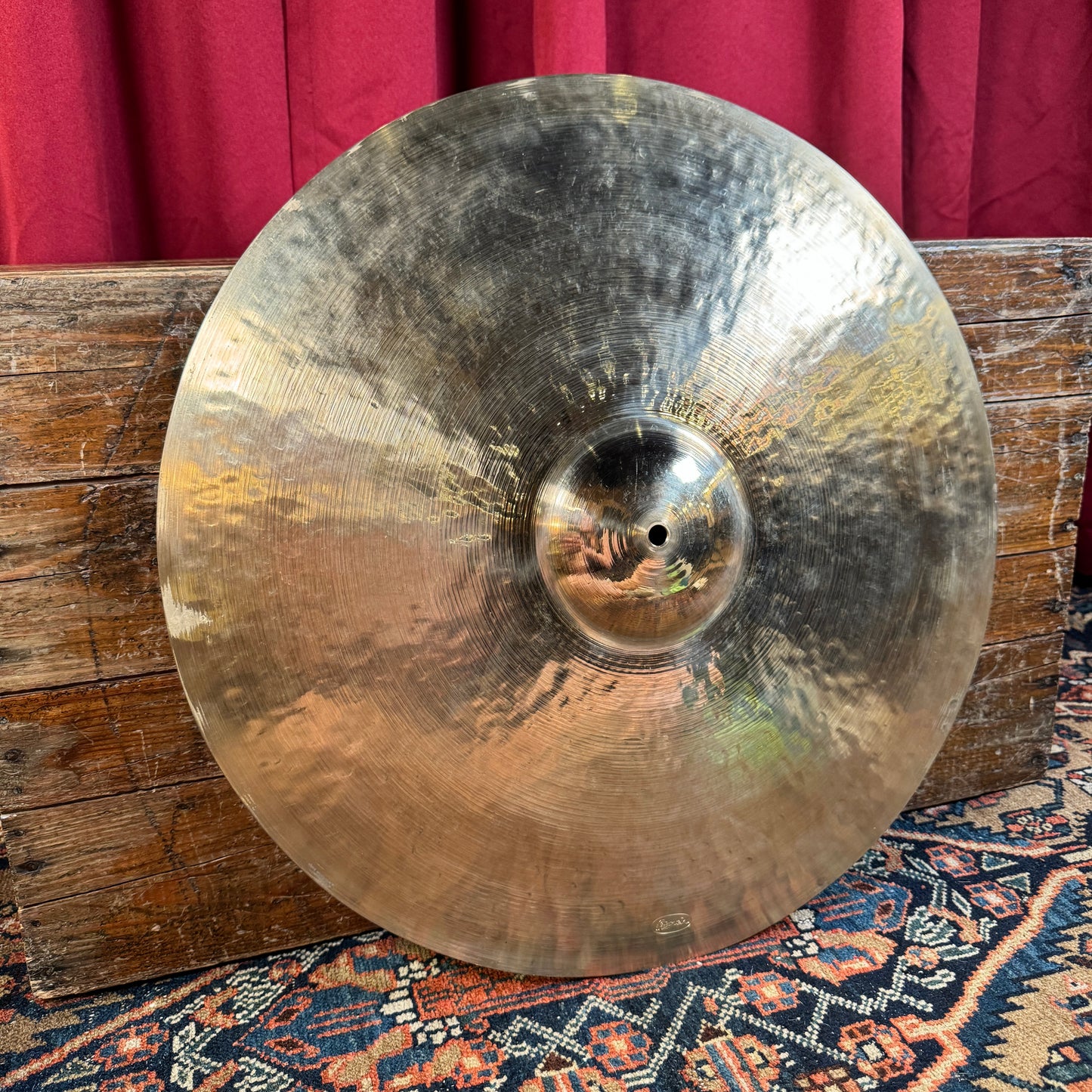 22" Funch K. Istanbul Old Stamp Type IIIb Clone Ride Cymbal 2491g OS *Video Demo*