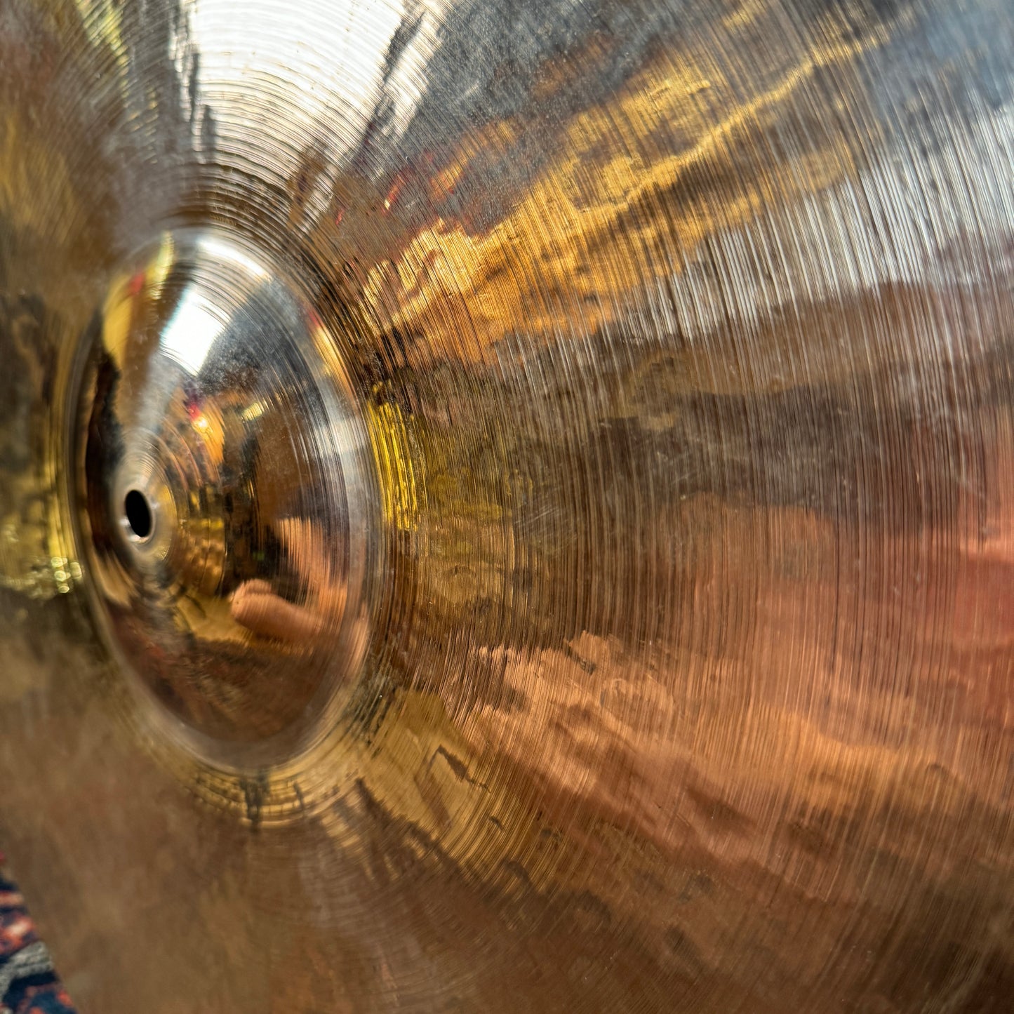 22" Funch K. Istanbul Old Stamp Type IIIb Clone Ride Cymbal 2491g OS *Video Demo*
