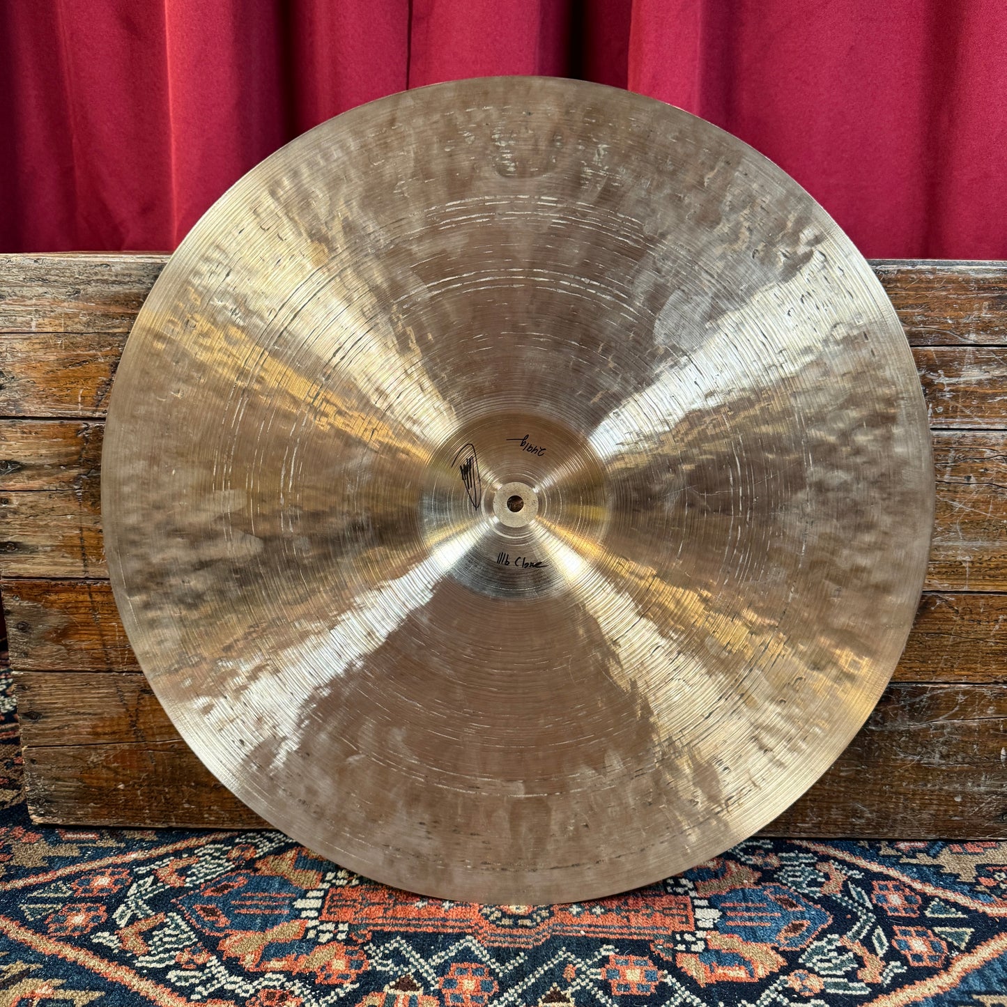 22" Funch K. Istanbul Old Stamp Type IIIb Clone Ride Cymbal 2491g OS *Video Demo*