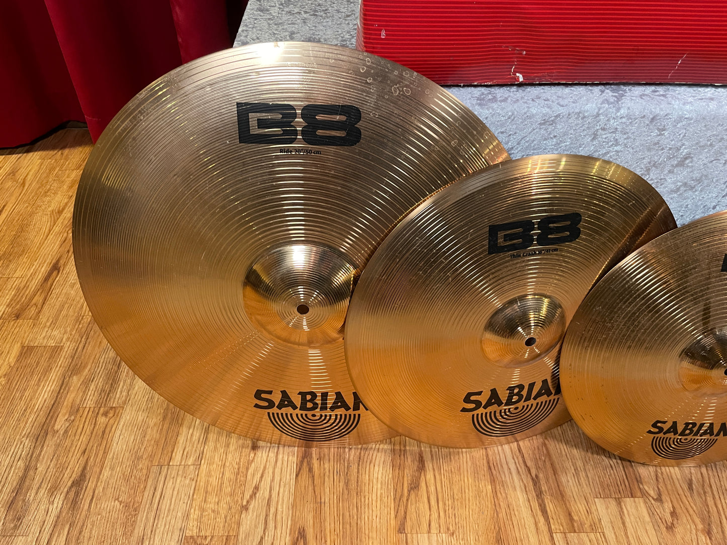 Sabian B8 Performance Cymbal Set Pack w/ 16" O-Zone Crash 45003-POZ Hi-Hat/Crash/Ride