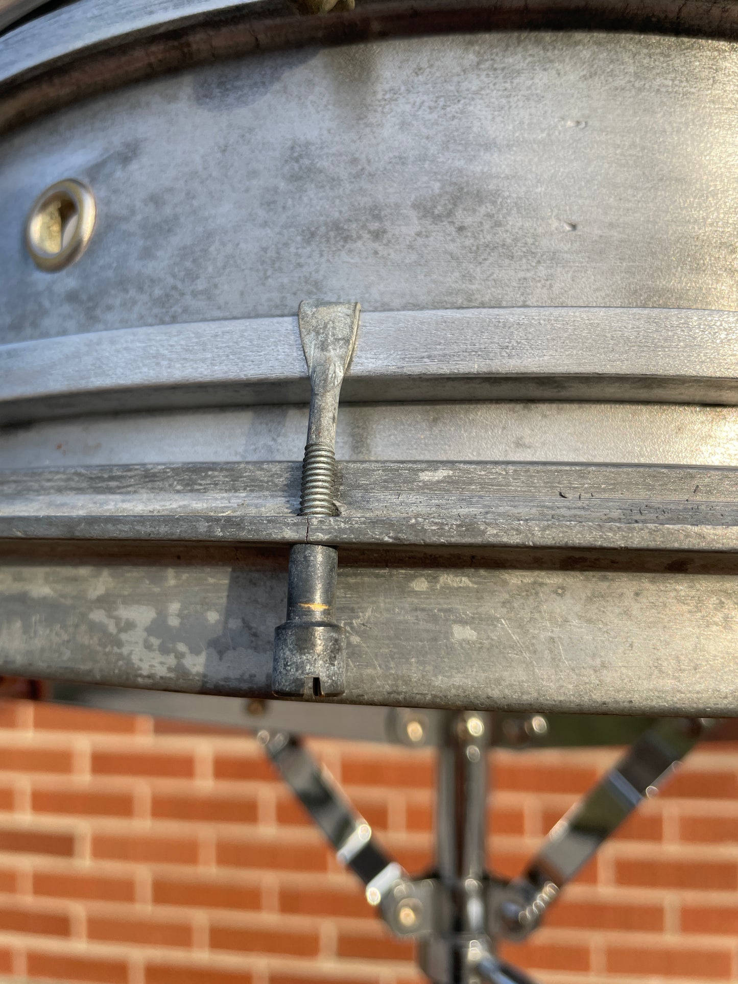1920s Slingerland Eugene Geisler Cast Aluminum 4.5x14 Snare Drum