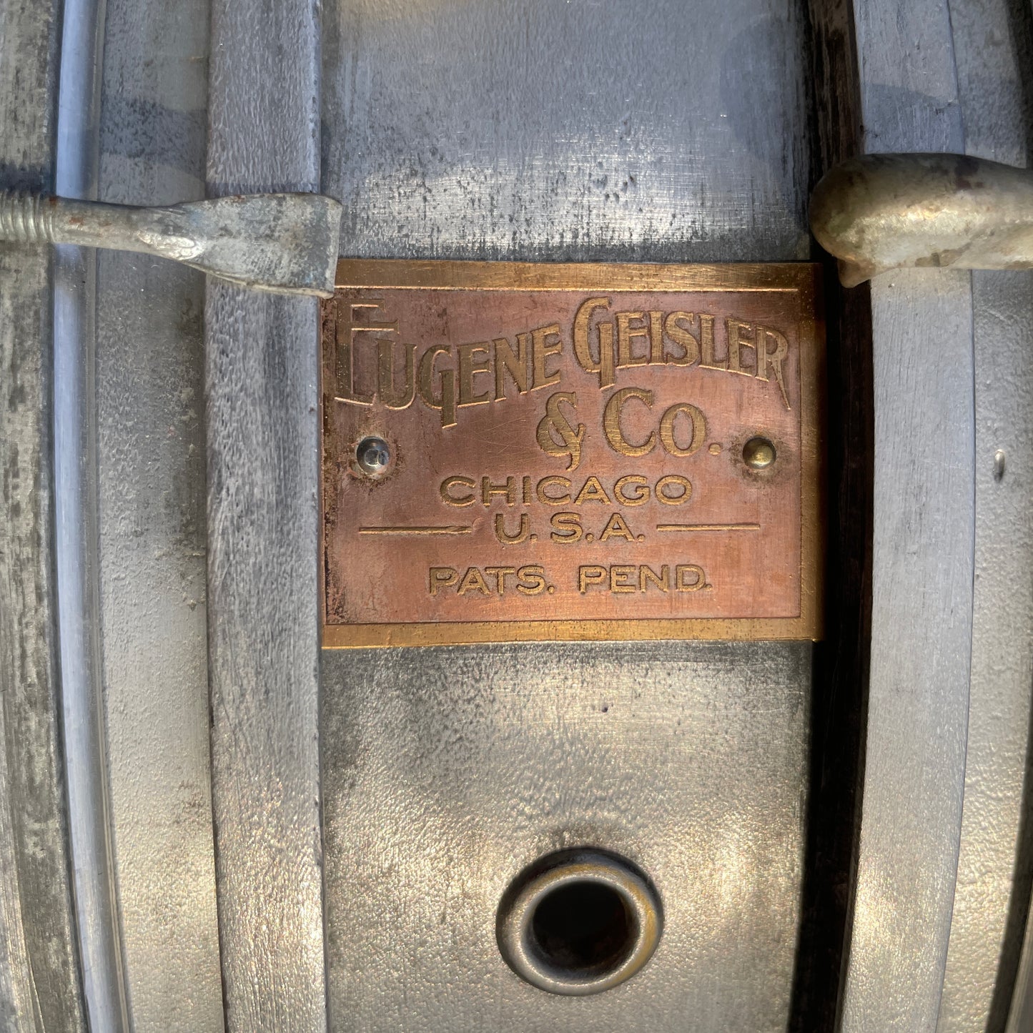 1920s Slingerland Eugene Geisler Cast Aluminum 4.5x14 Snare Drum