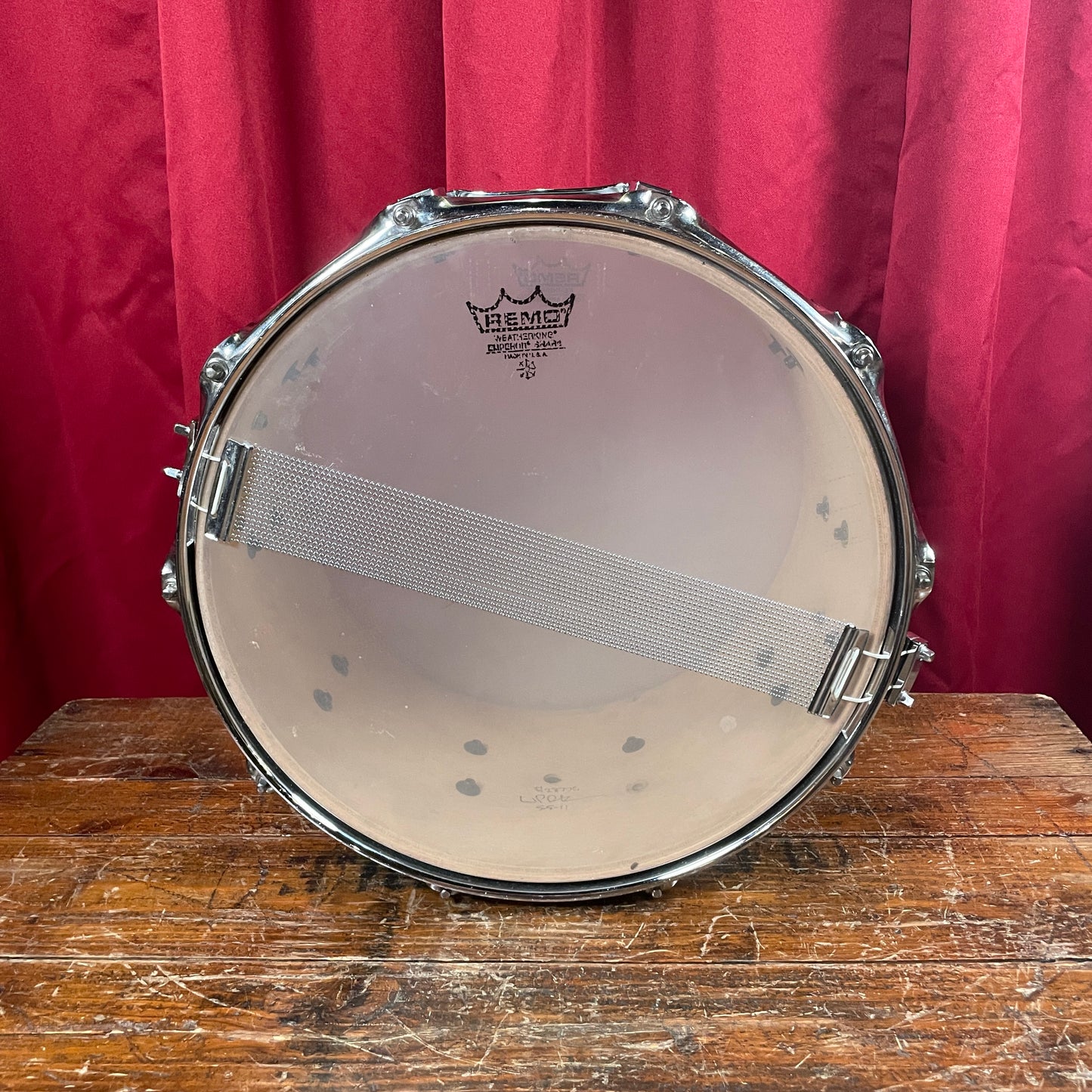 Pork Pie 8X14 Maple/Oak Snare Drum High Gloss Black 2011