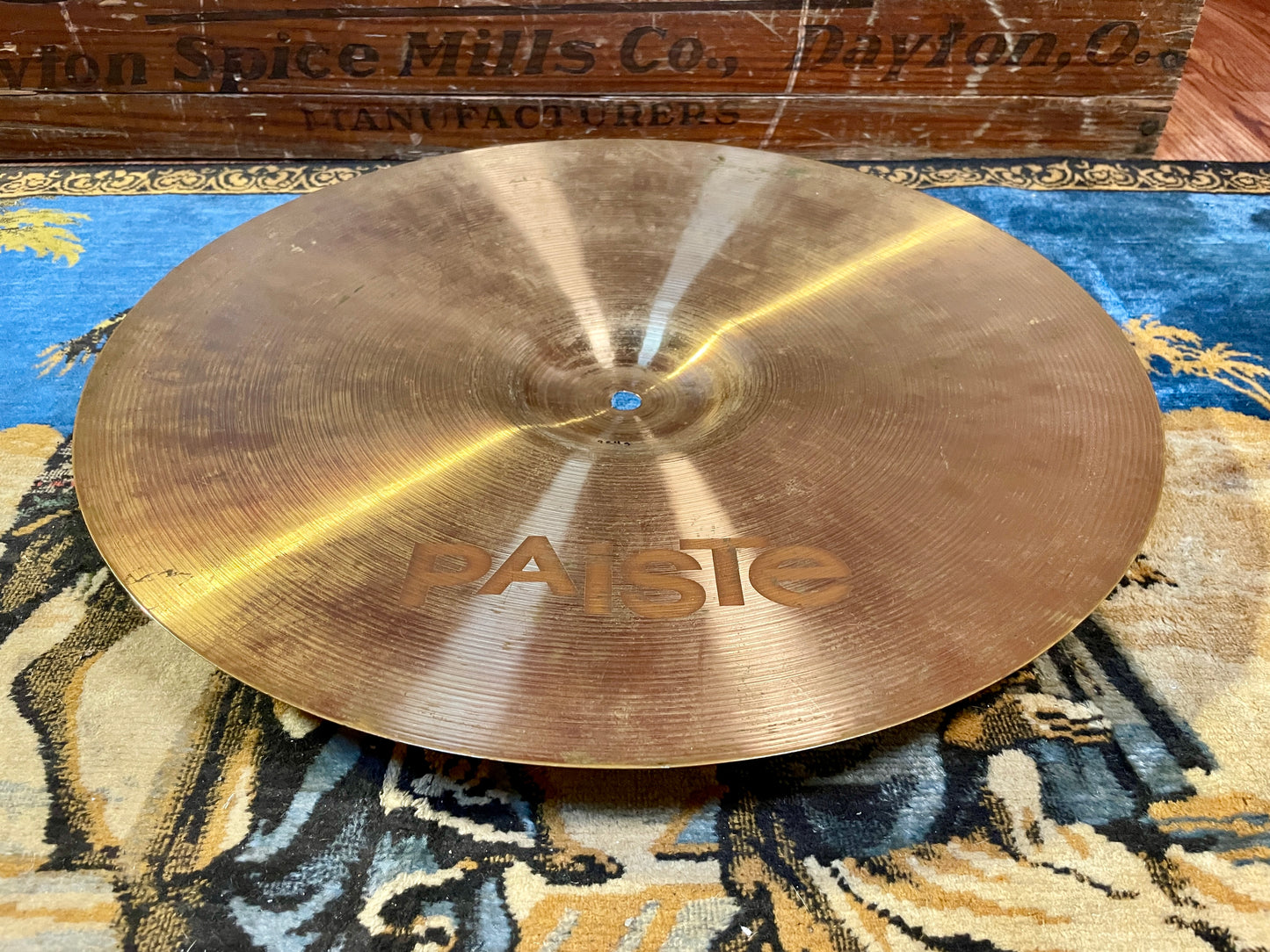 16" Vintage Paiste 404 Crash Cymbal 924g *Video Demo*