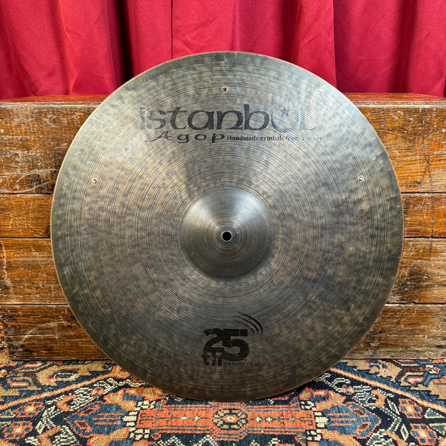 20.5" Istanbul Agop 25th Anniversary Ride Cymbal w/ 3 Rivets 1850g *Video Demo*
