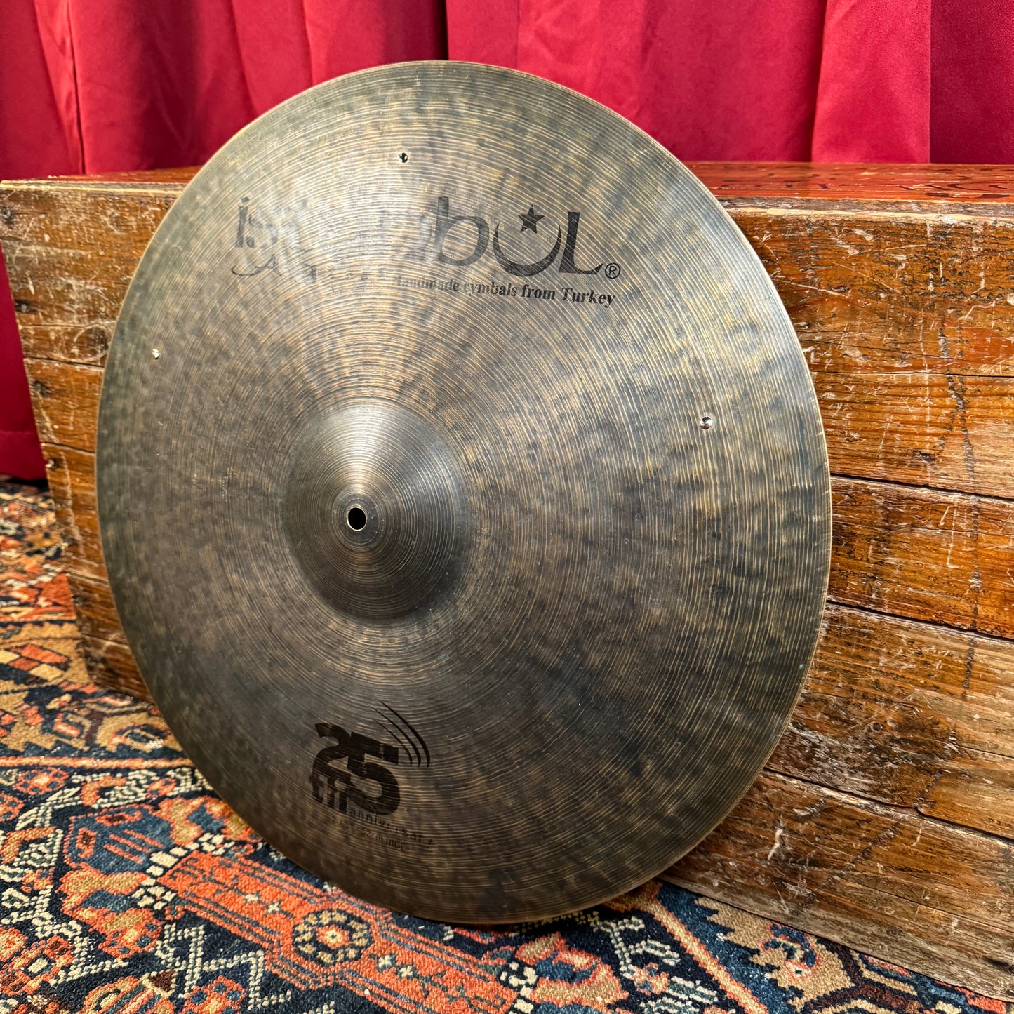20.5" Istanbul Agop 25th Anniversary Ride Cymbal w/ 3 Rivets 1850g *Video Demo*