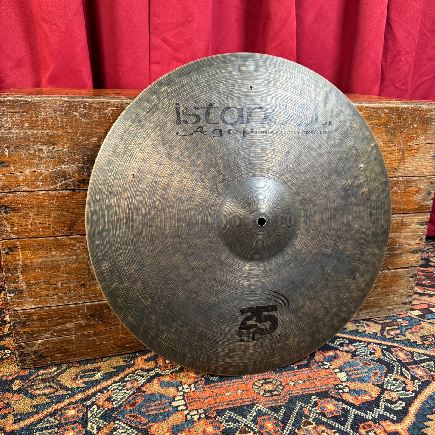 20.5" Istanbul Agop 25th Anniversary Ride Cymbal w/ 3 Rivets 1850g *Video Demo*