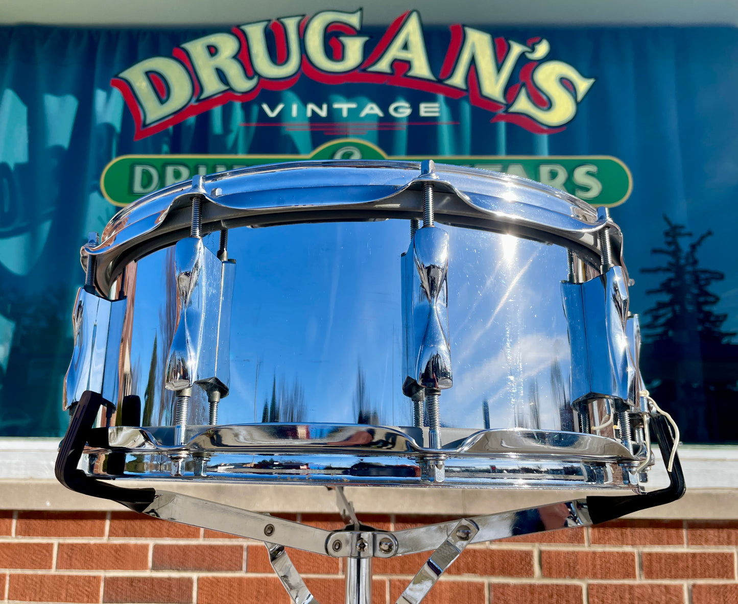 1970s Olympic by Premier 1025 Steel 5.5x14 10-Lug Snare Drum
