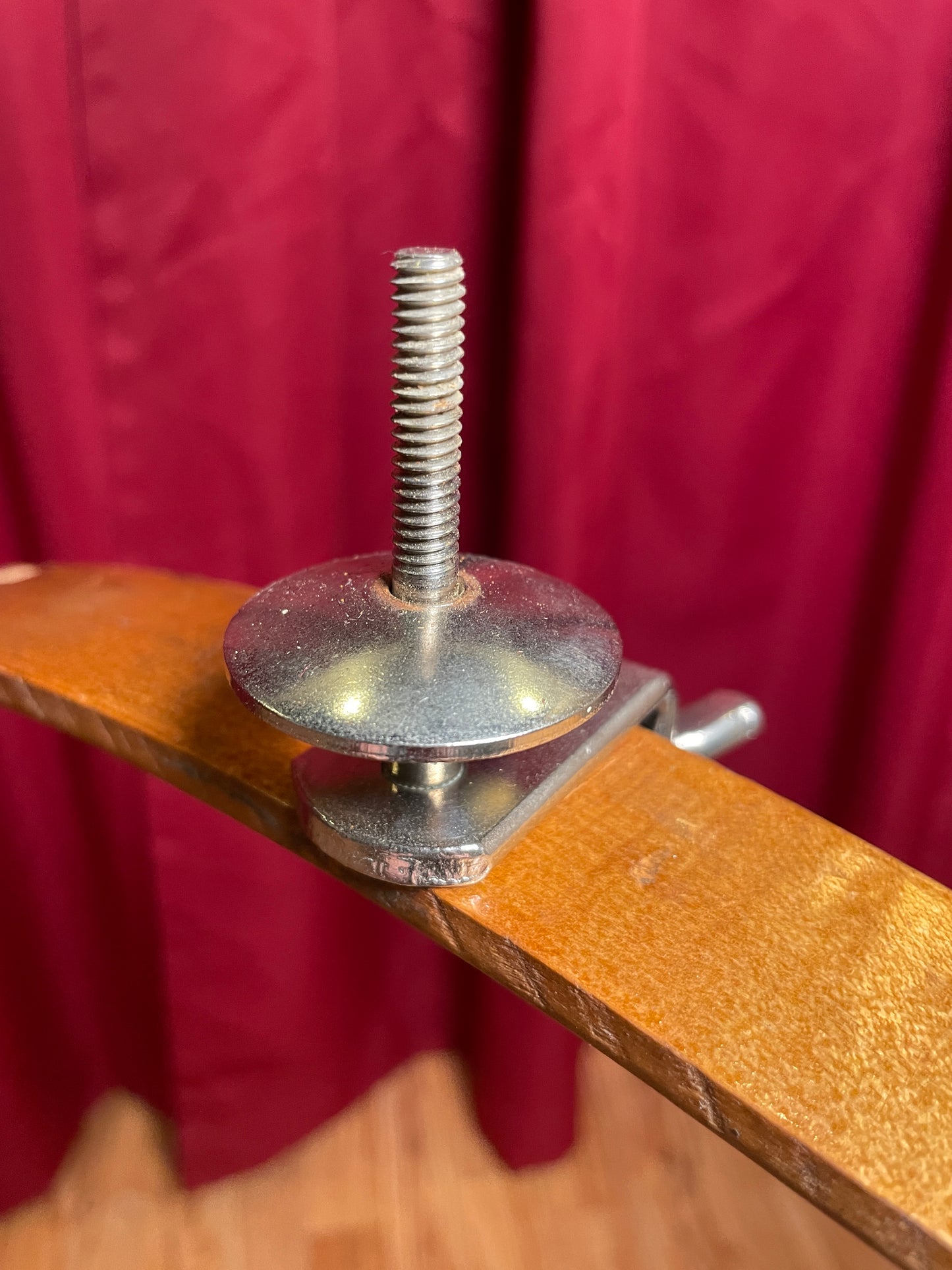 1940s-1950s WFL No. 1379 Brush Cymbal Holder Ludwig Hoop Mounted Clamp Ludwig