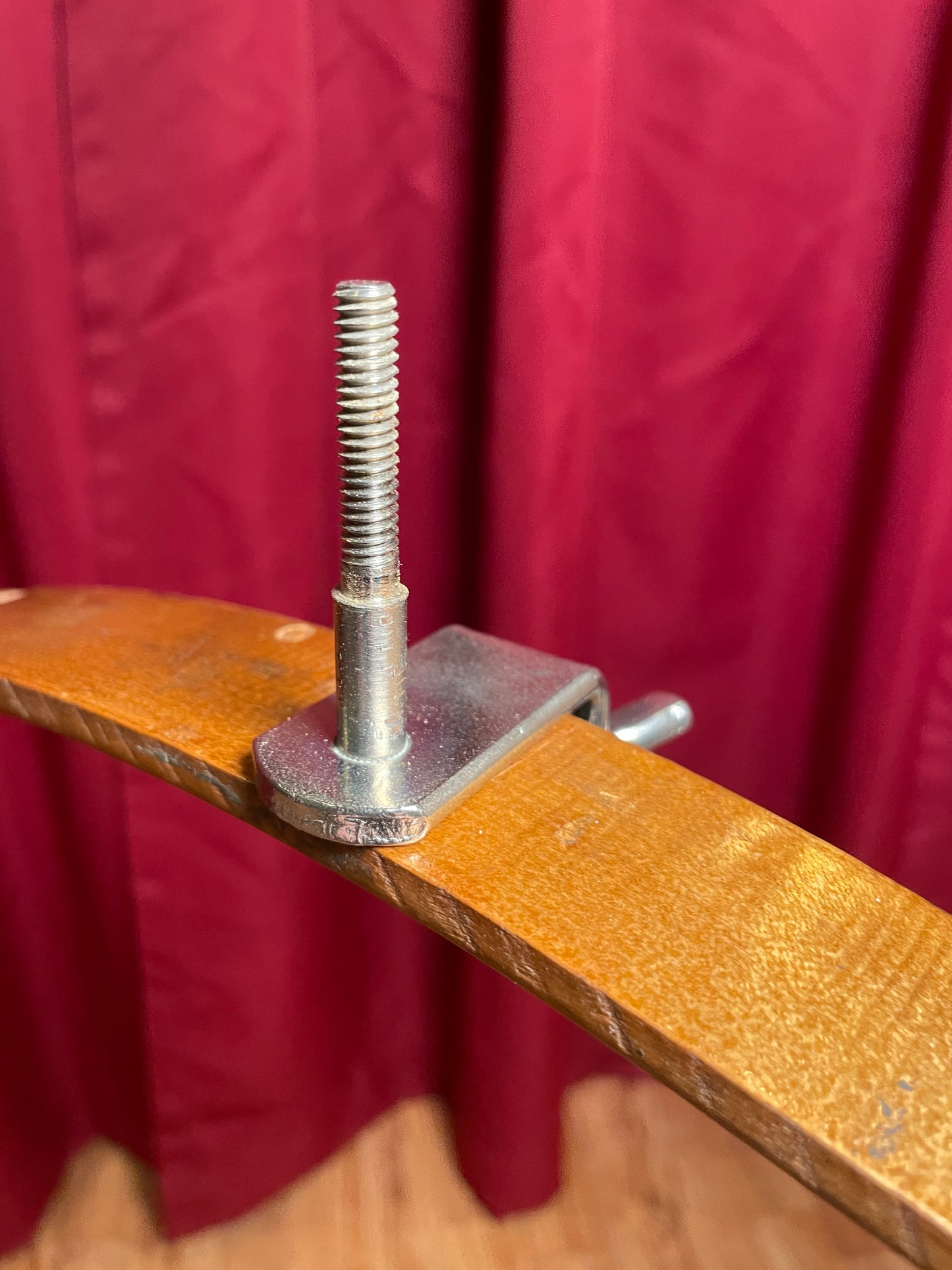 1940s-1950s WFL No. 1379 Brush Cymbal Holder Ludwig Hoop Mounted Clamp Ludwig