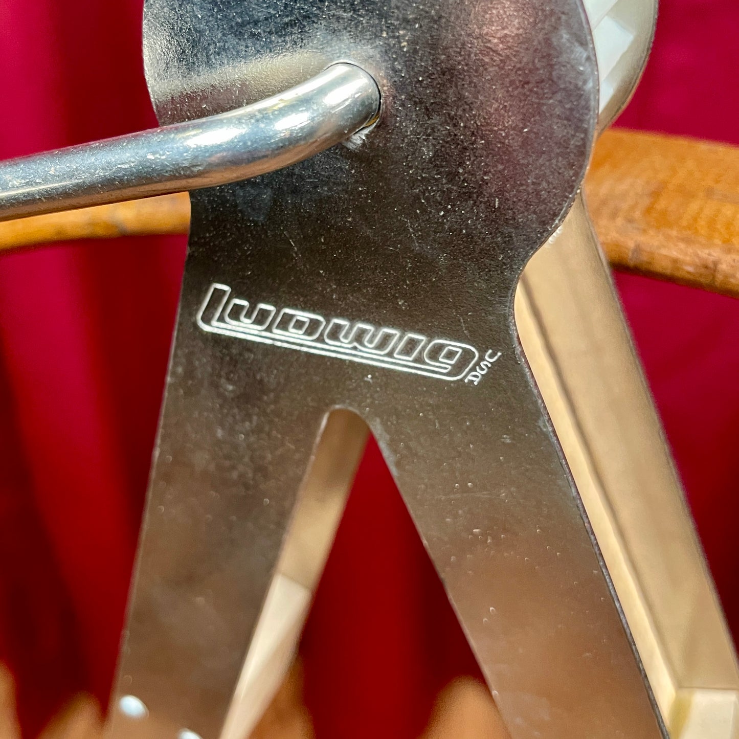 Vintage 1970s Ludwig Hoop Mounted Ratchet Sound Effect Trap Set