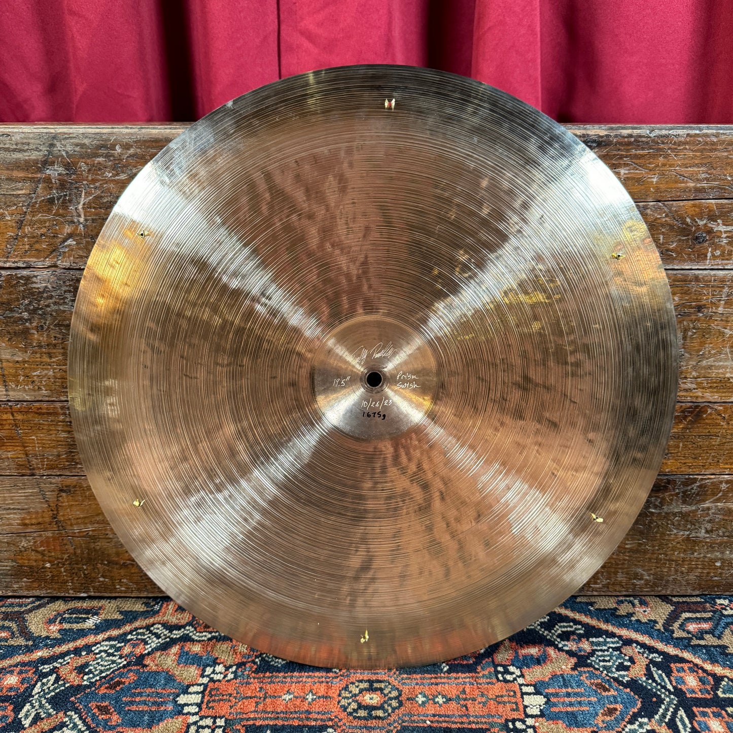 19.5" Timothy Roberts Prism Swish China Ride Cymbal w/ Rivets 1675g *Video Demo*
