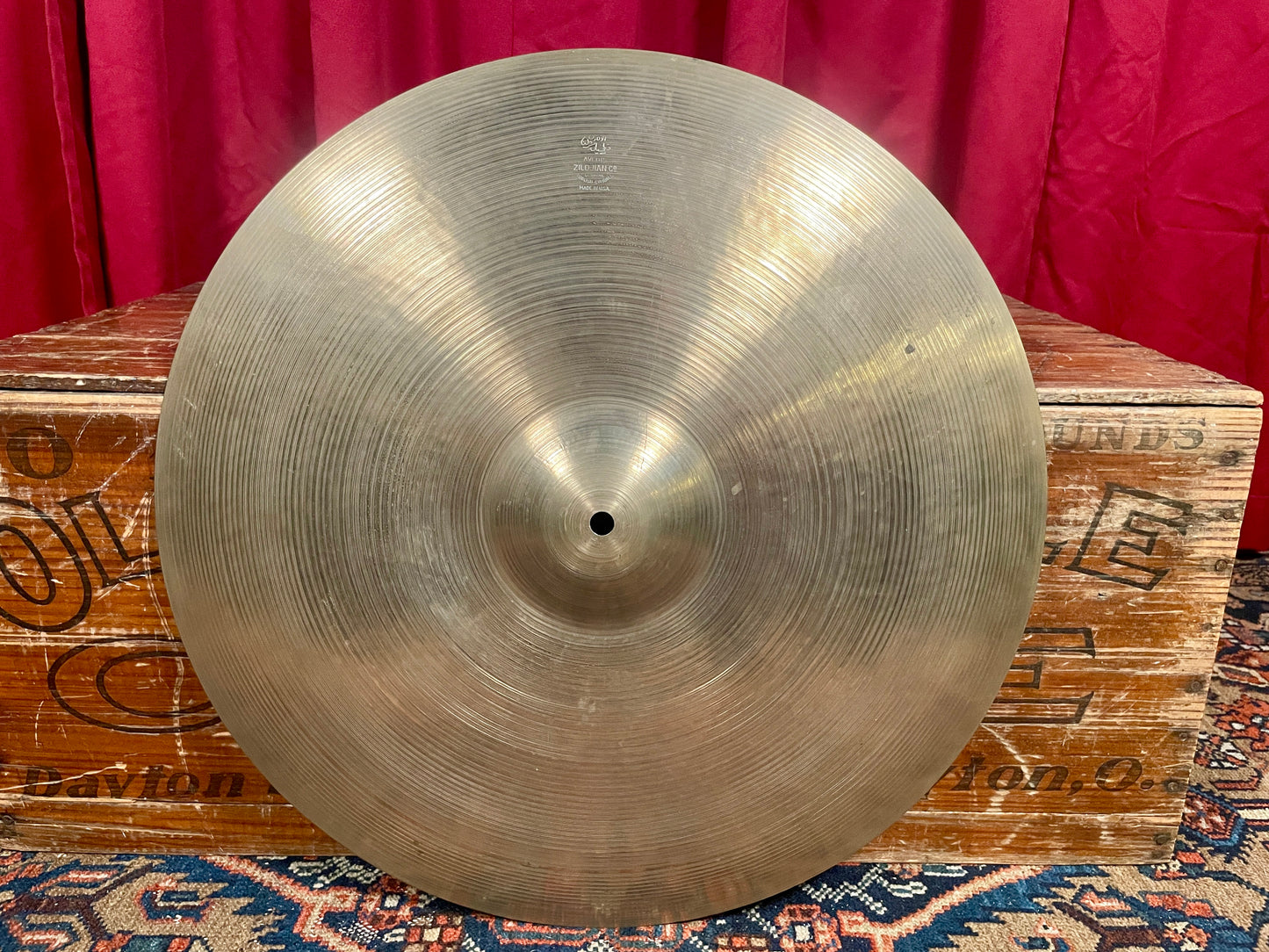 20" Zildjian A 1950s Small Stamp Ride Cymbal 2171g *Video Demo*