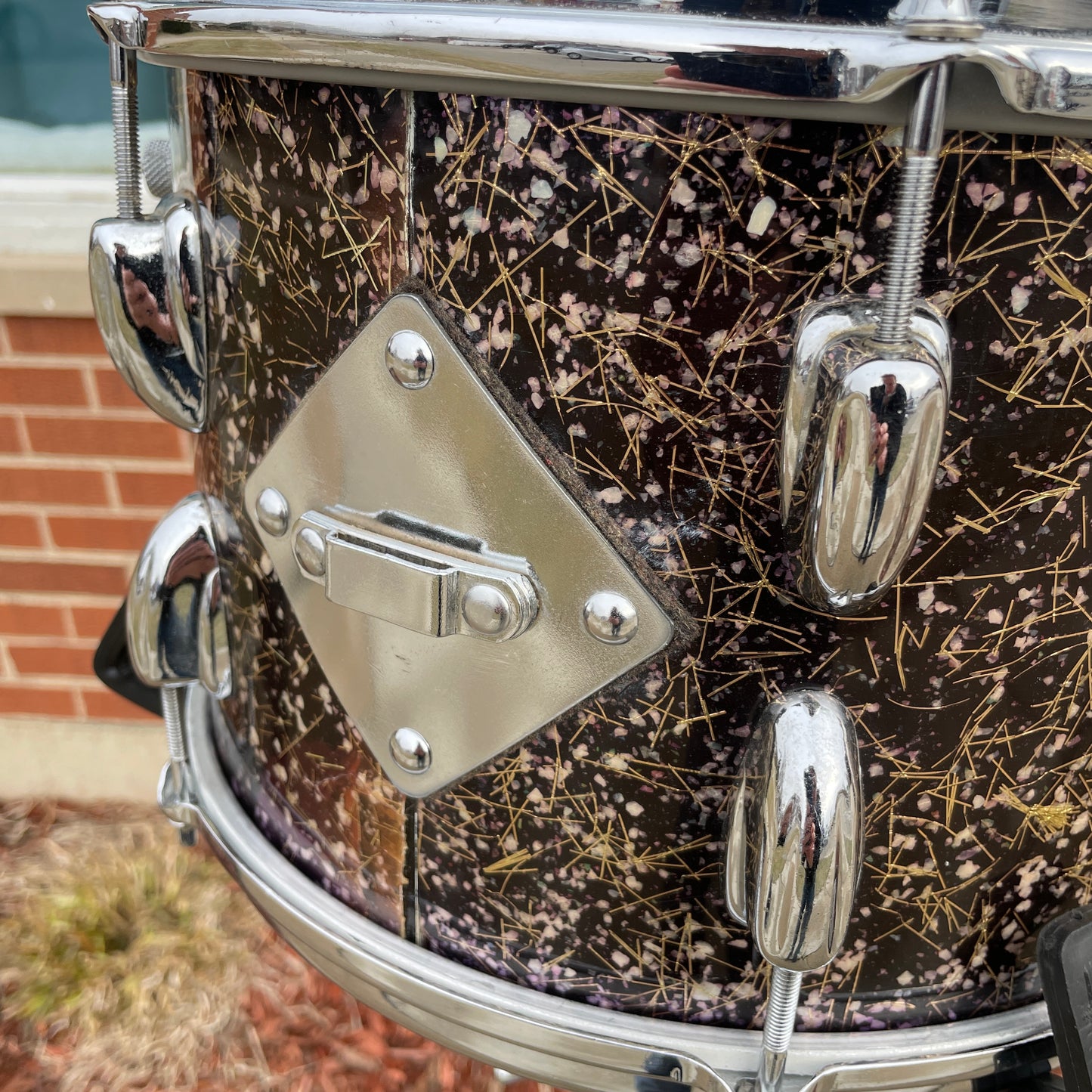 1960s Slingerland 8x12 Tom Drum Single Capri Pearl