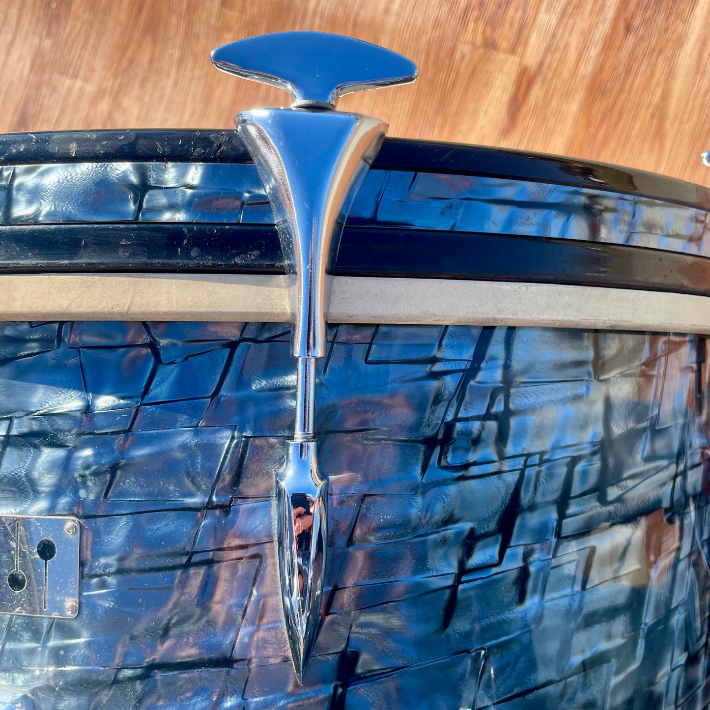 1960s Sonor Teardrop Drum Set Slate/Black Diamond Pearl 20/13/16