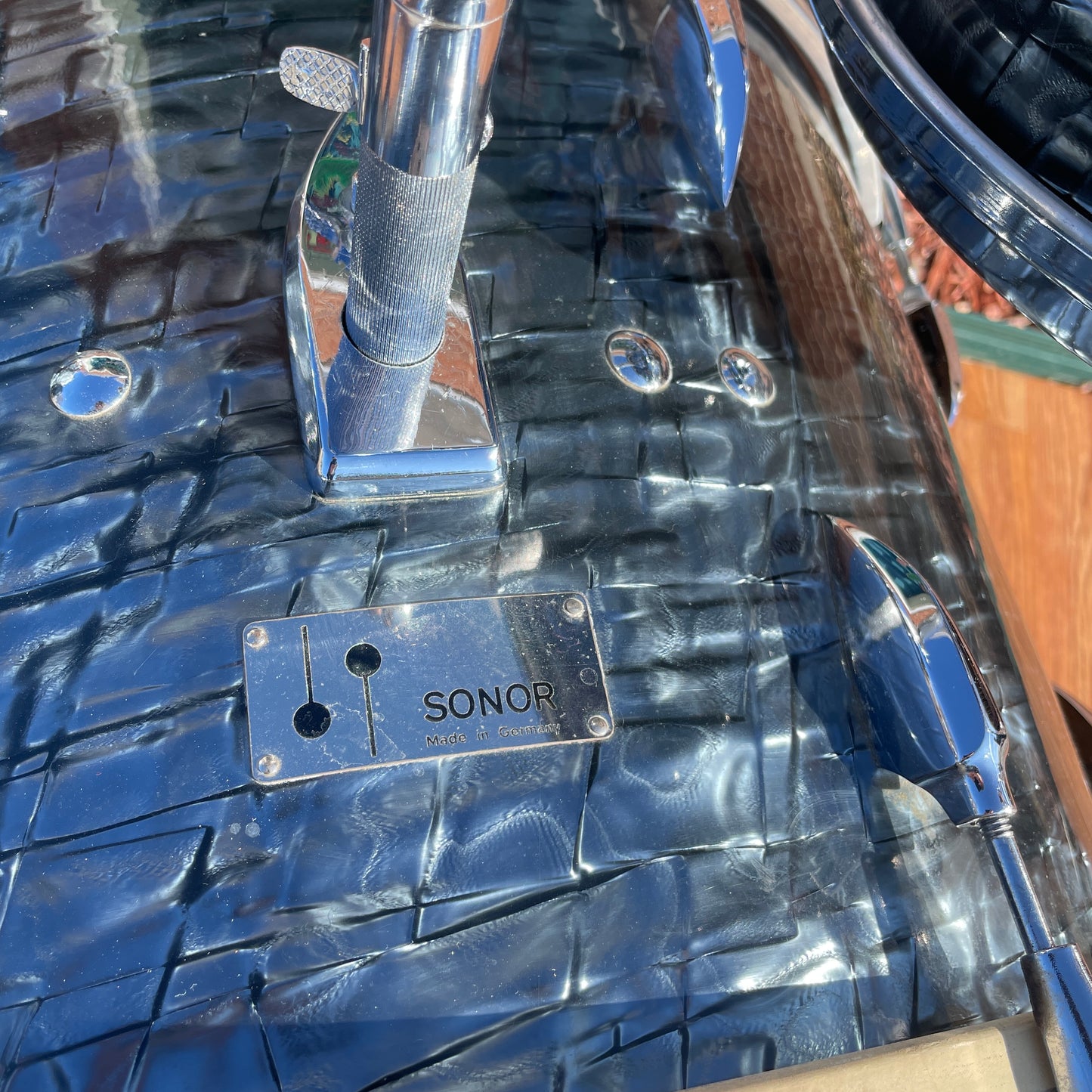 1960s Sonor Teardrop Drum Set Slate/Black Diamond Pearl 20/13/16