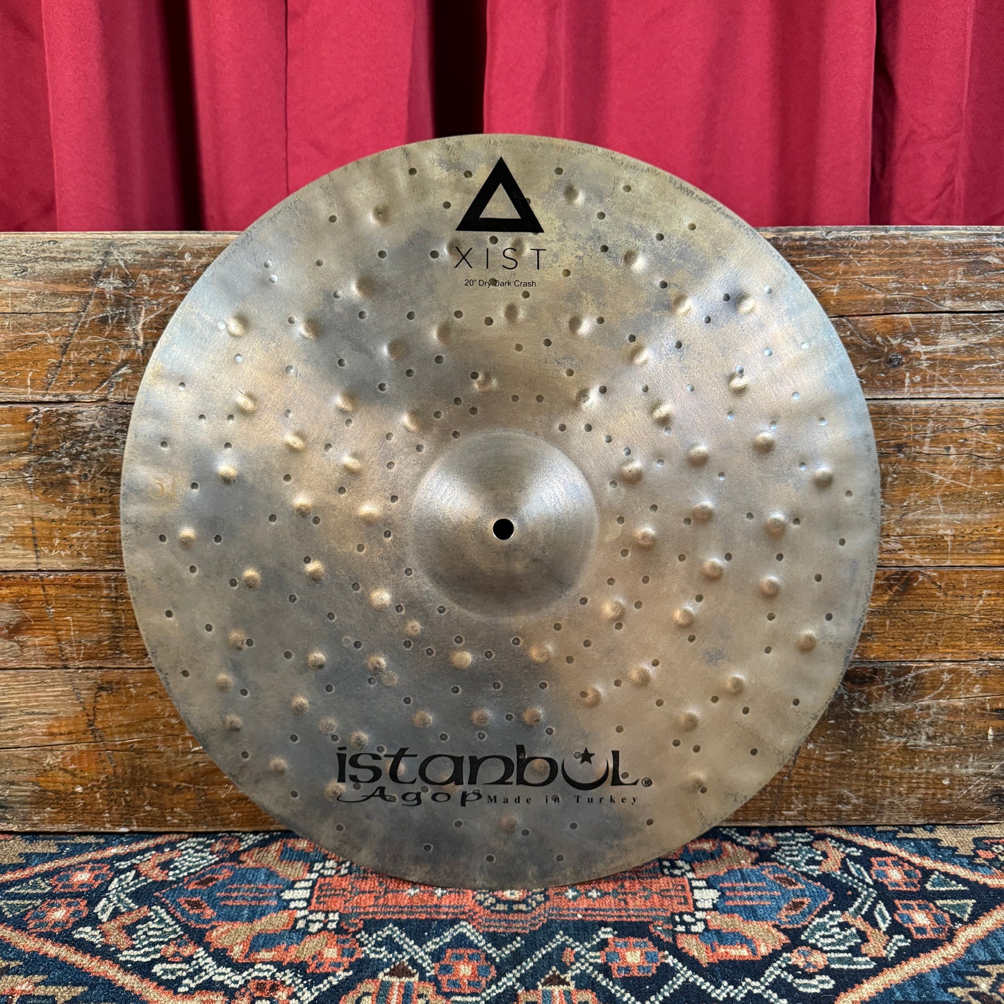 20" Istanbul Agop Xist Dry Dark Crash Cymbal 1334g *Video Demo*