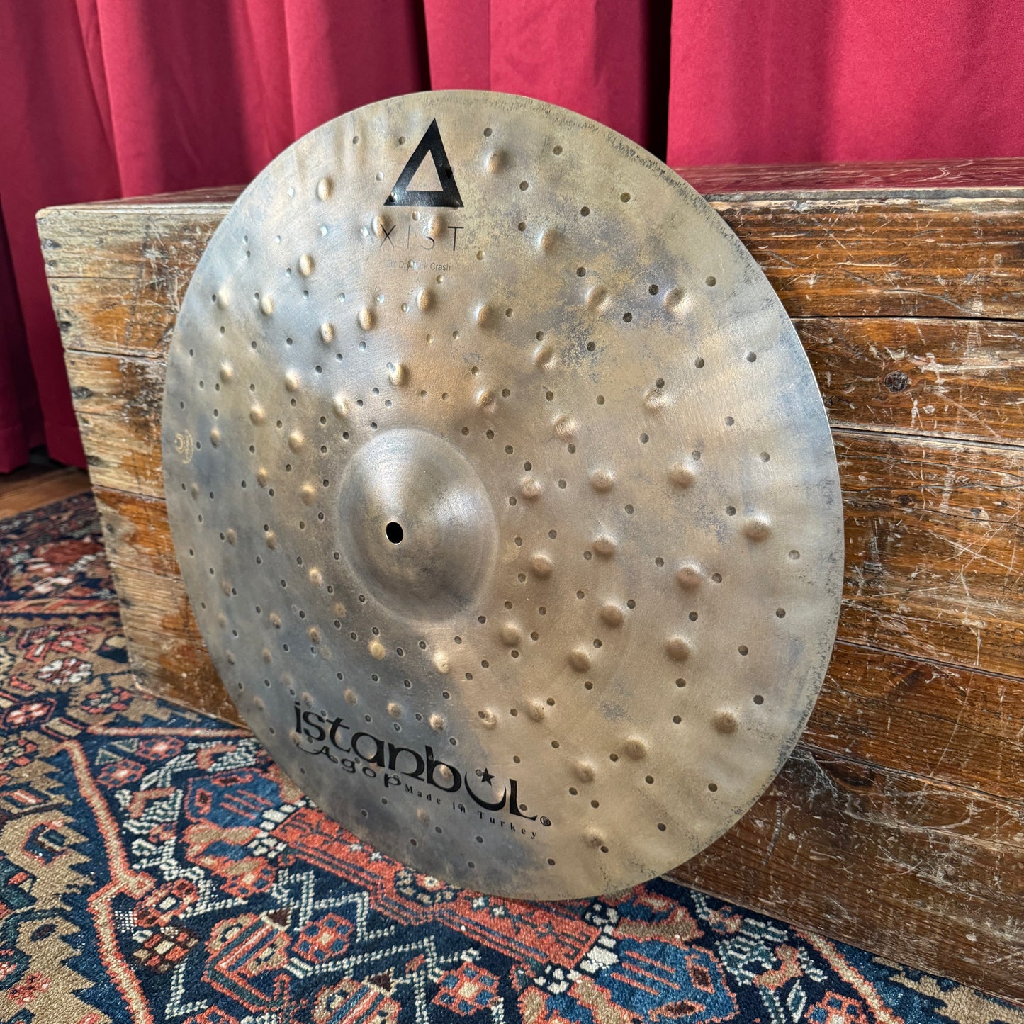 20" Istanbul Agop Xist Dry Dark Crash Cymbal 1334g *Video Demo*