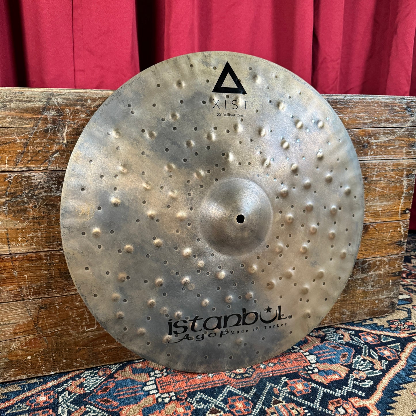 20" Istanbul Agop Xist Dry Dark Crash Cymbal 1334g *Video Demo*