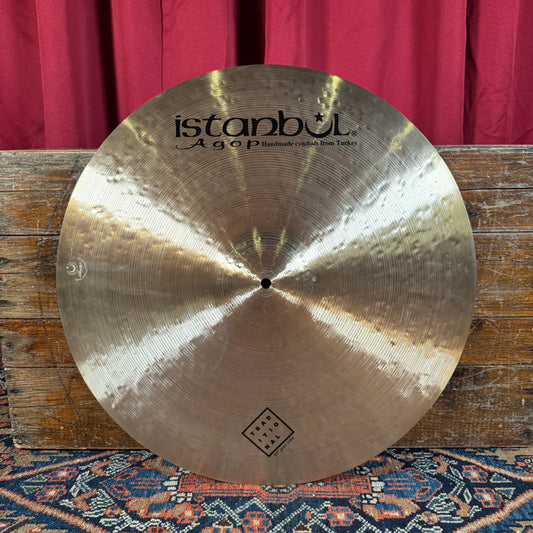 22" Istanbul Agop Traditional Medium Jazz Ride Cymbal 2458g *Video Demo*