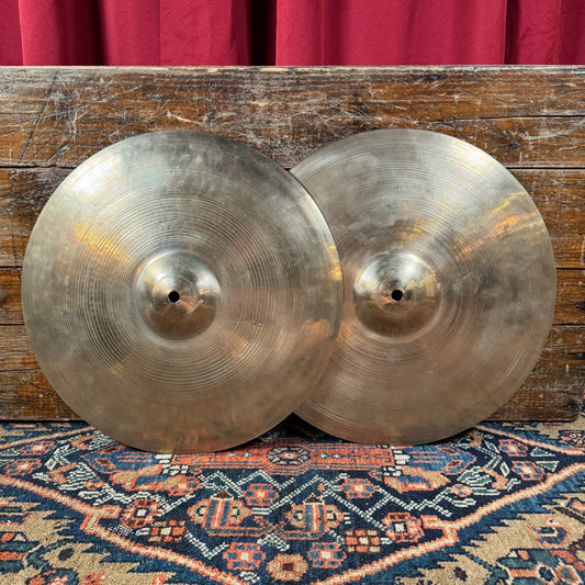 15" Zildjian A 1950s Trans Stamp Hi-Hat Cymbal Pair 734g/846g *Video Demo*
