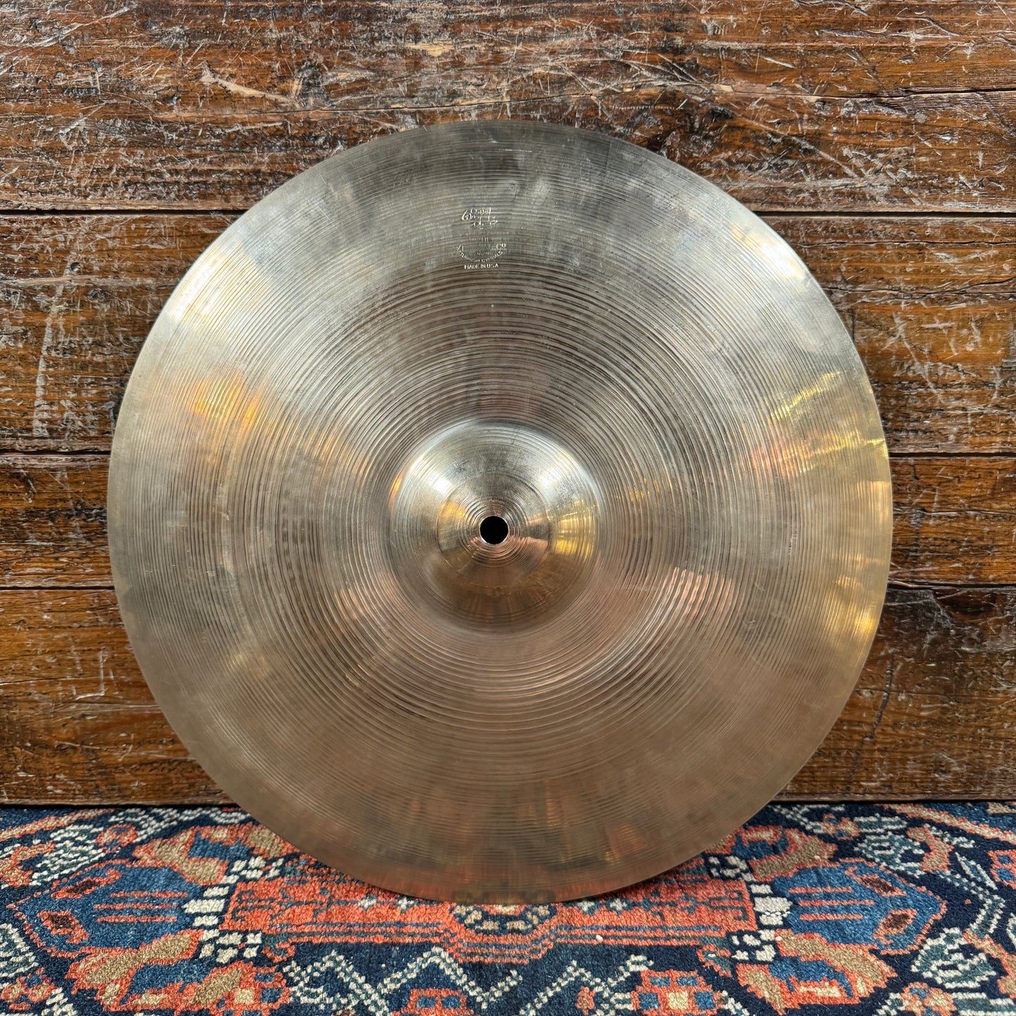 15" Zildjian A 1950s Trans Stamp Hi-Hat Cymbal Pair 734g/846g *Video Demo*