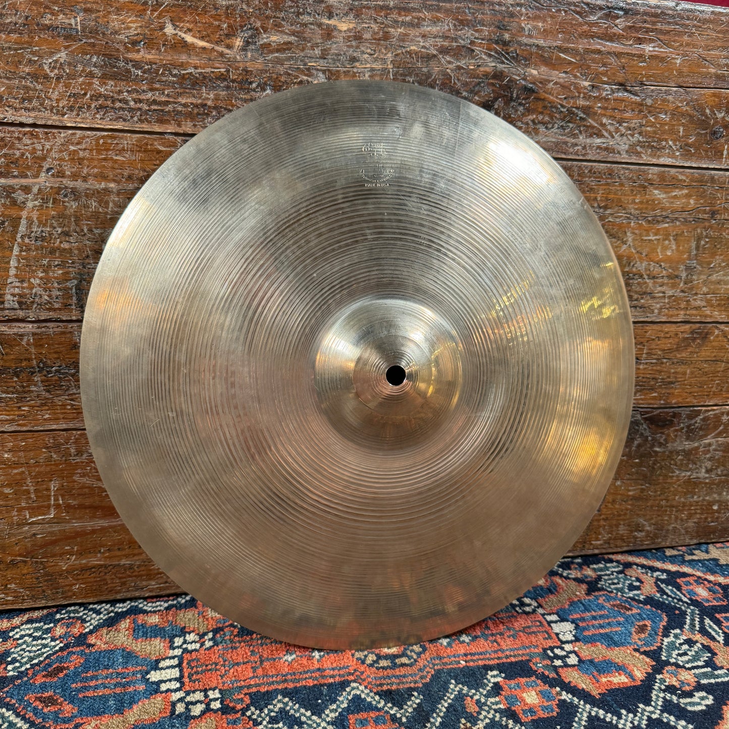 15" Zildjian A 1950s Trans Stamp Hi-Hat Cymbal Pair 734g/846g *Video Demo*