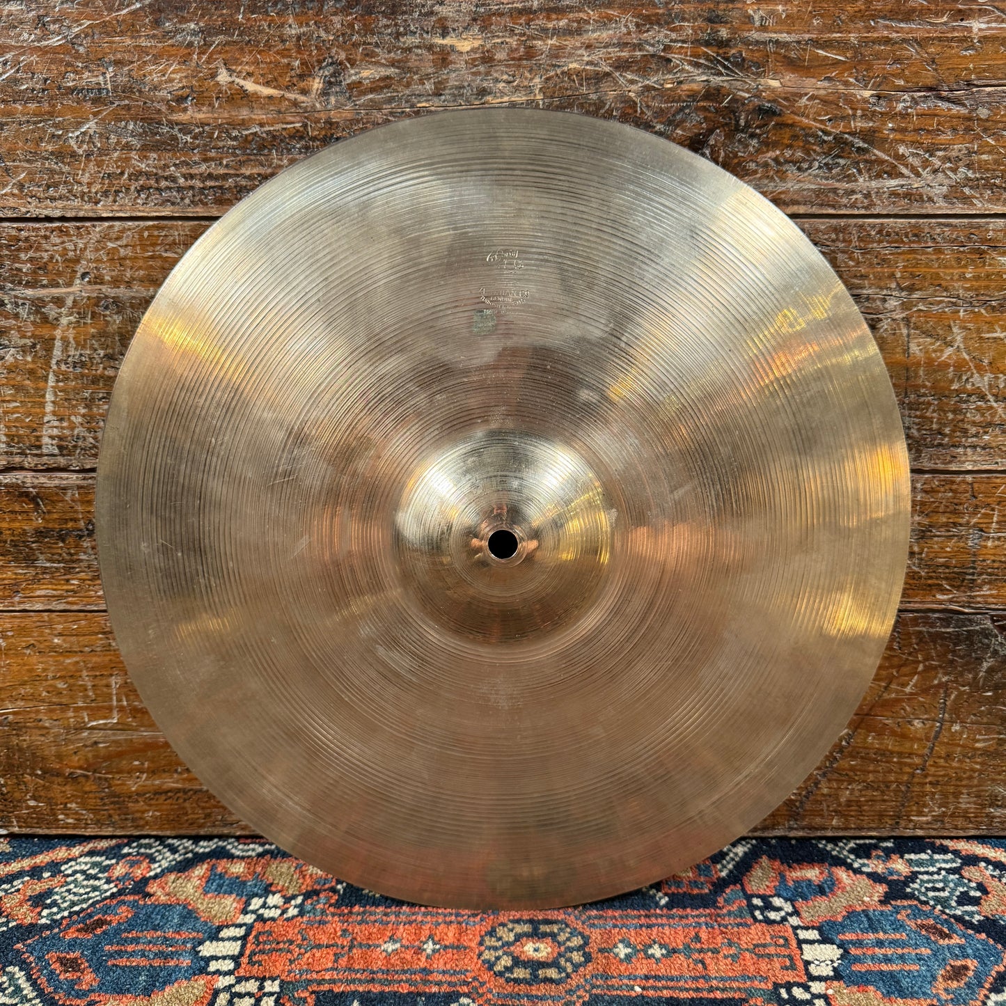 15" Zildjian A 1950s Trans Stamp Hi-Hat Cymbal Pair 734g/846g *Video Demo*
