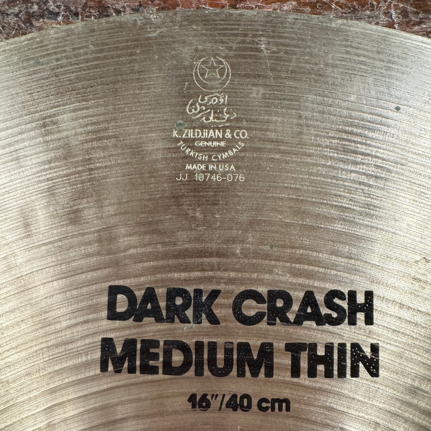 16" Zildjian K Dark Crash Medium Thin Cymbal 1200g *Video Demo*