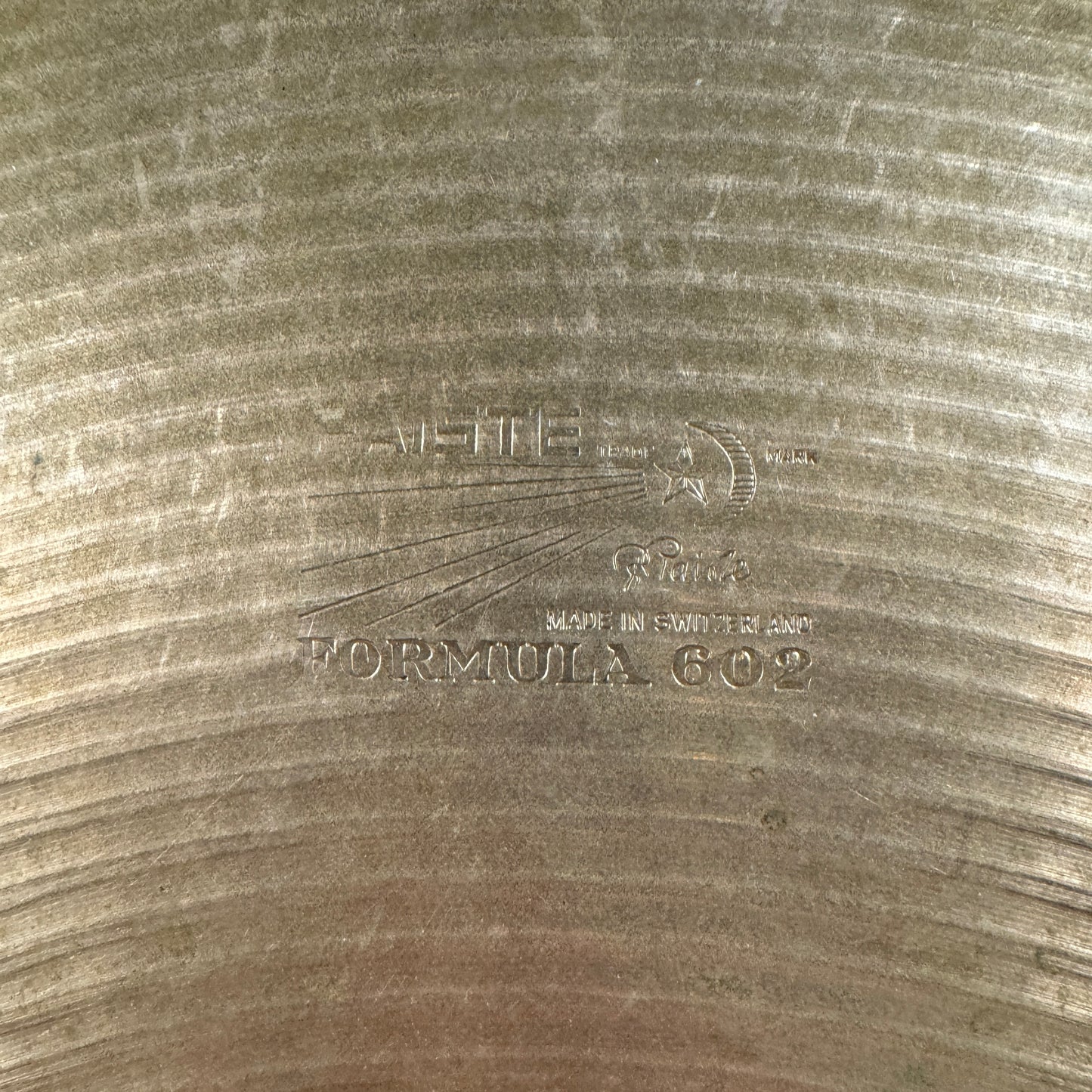 21" Paiste Formula 602 1960s Pre-Serial Ride Cymbal 2485g *Video Demo*