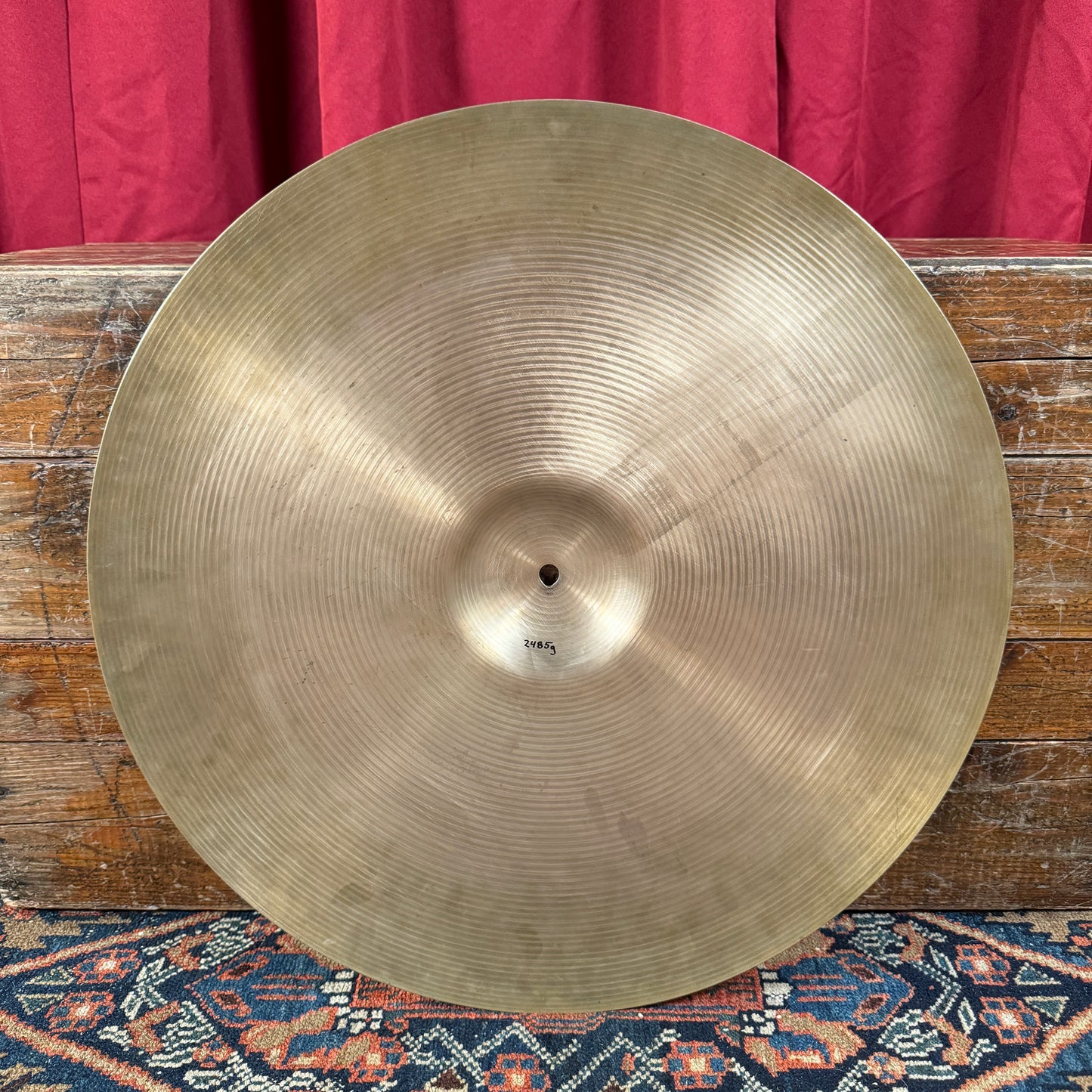 21" Paiste Formula 602 1960s Pre-Serial Ride Cymbal 2485g *Video Demo*