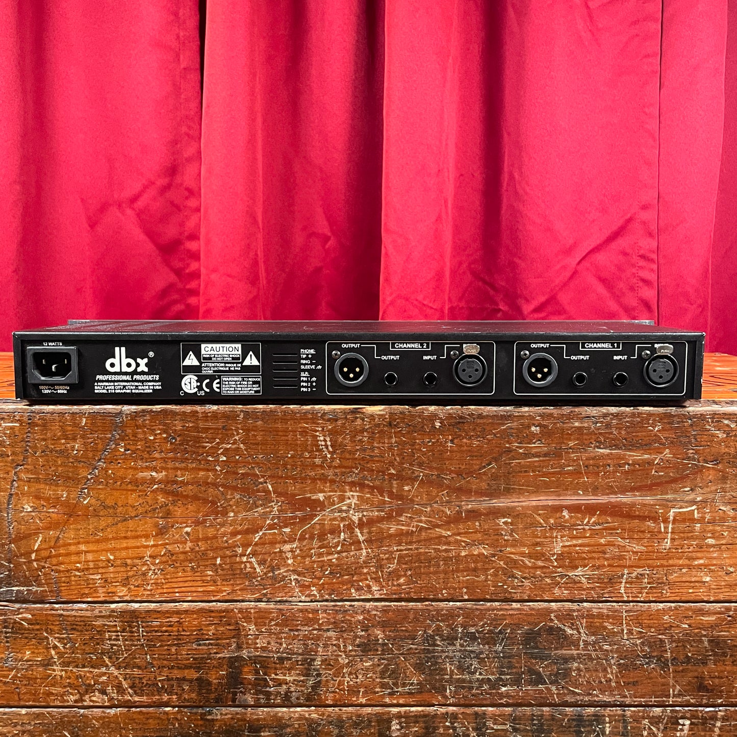dbx 215 Dual Channel 15-Band Graphic Equalizer