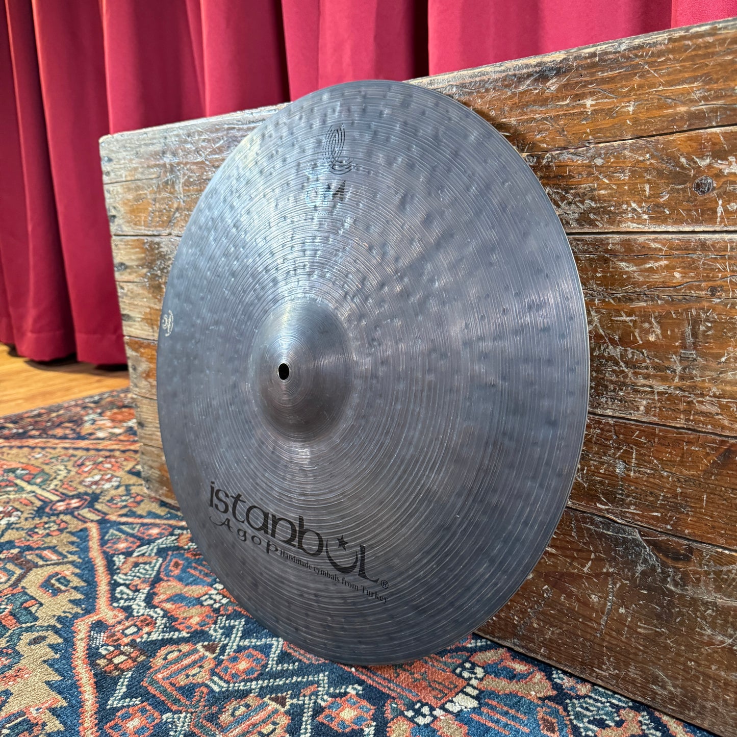 18" Istanbul Agop Om Cindy Blackman Santana Crash Cymbal 1220g *Video Demo*