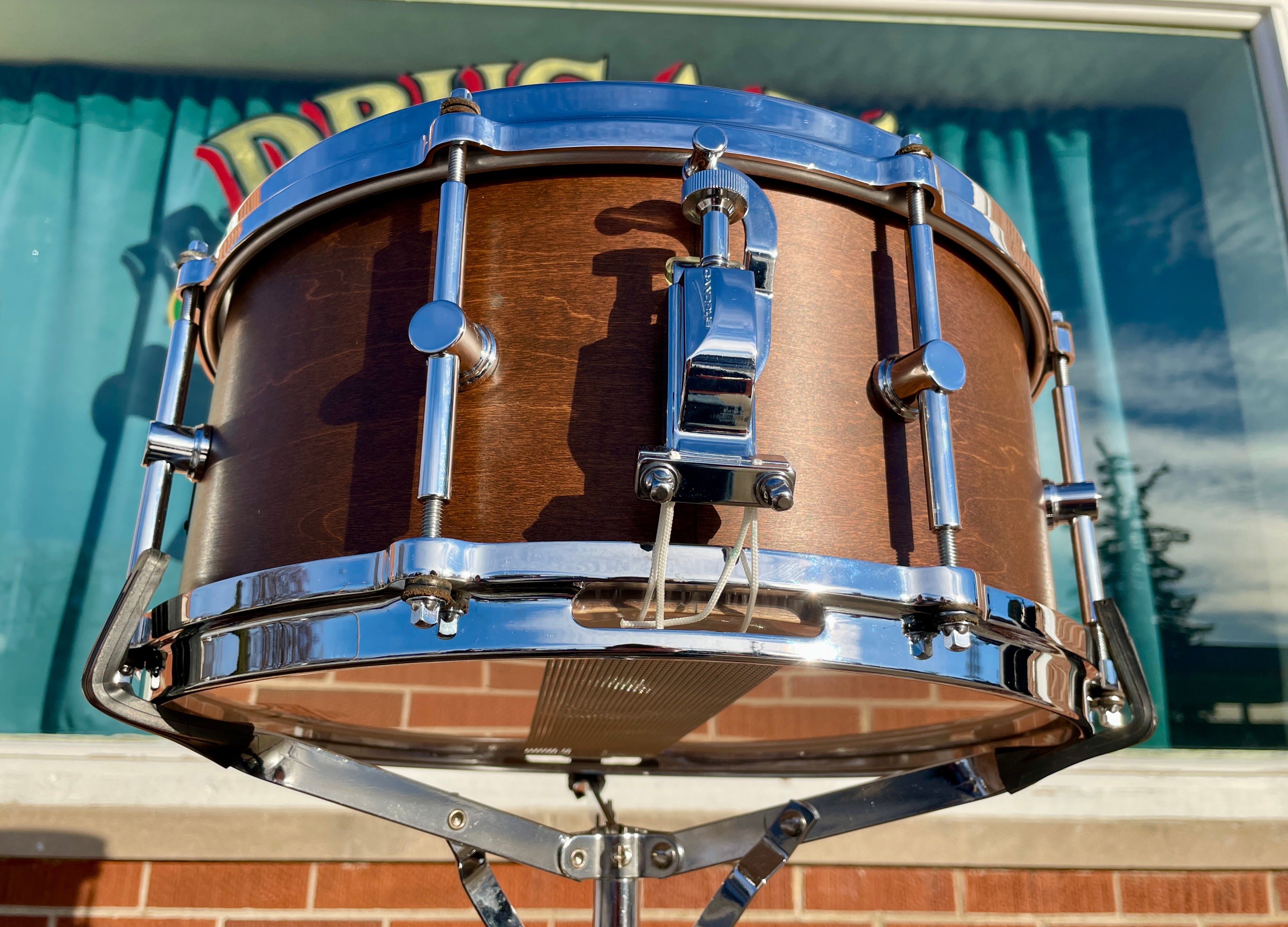 Canopus NV60-M1 Neo-Vintage 6.5x14 Snare Drum Bitter Brown Oil