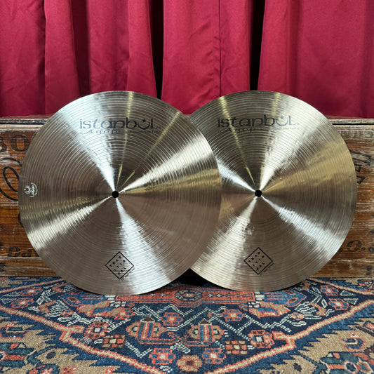 15" Istanbul Agop Traditional Dark Hi-Hat Cymbal Pair 1028g/1240g *Video Demo*