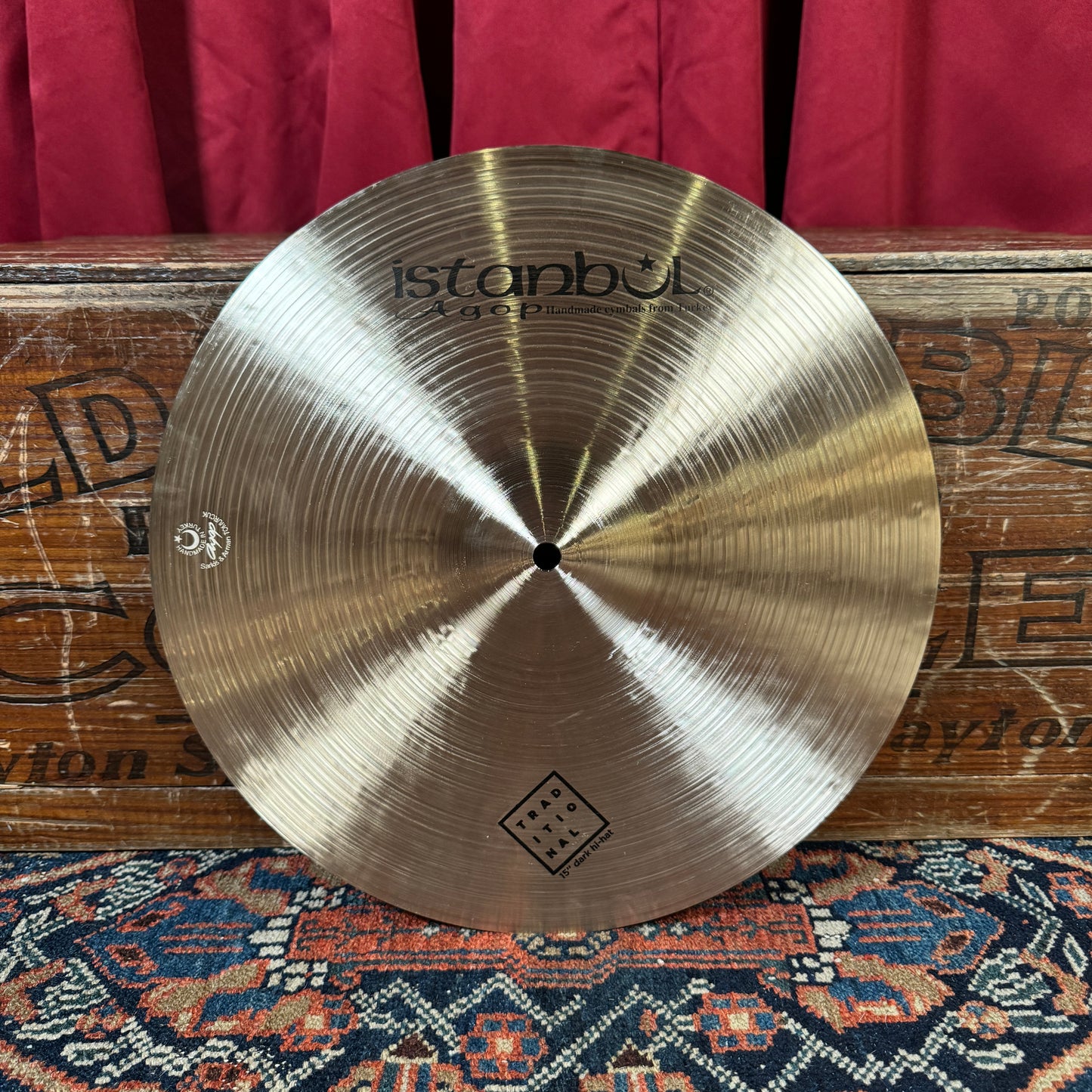 15" Istanbul Agop Traditional Dark Hi-Hat Cymbal Pair 1028g/1240g *Video Demo*