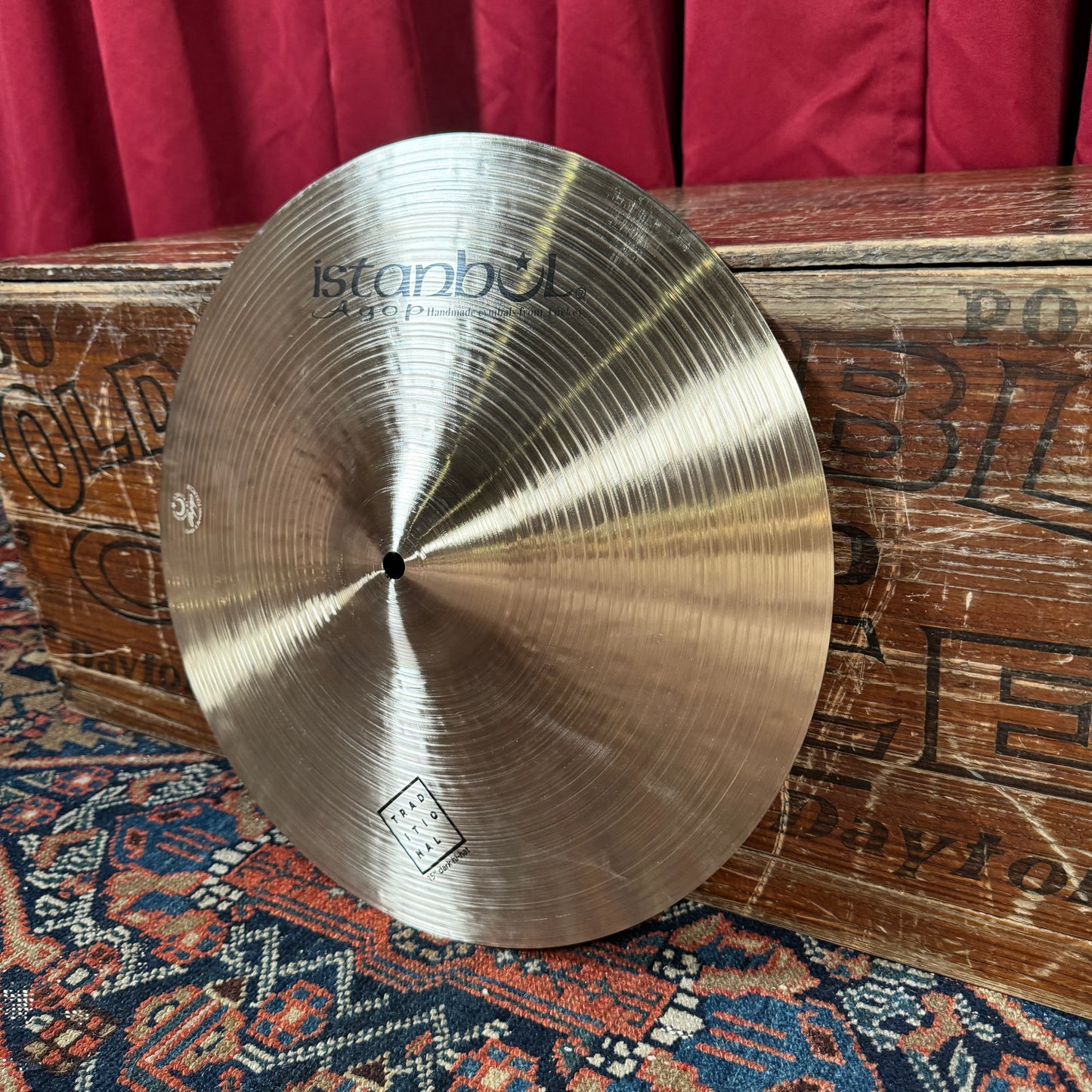 15" Istanbul Agop Traditional Dark Hi-Hat Cymbal Pair 1028g/1240g *Video Demo*