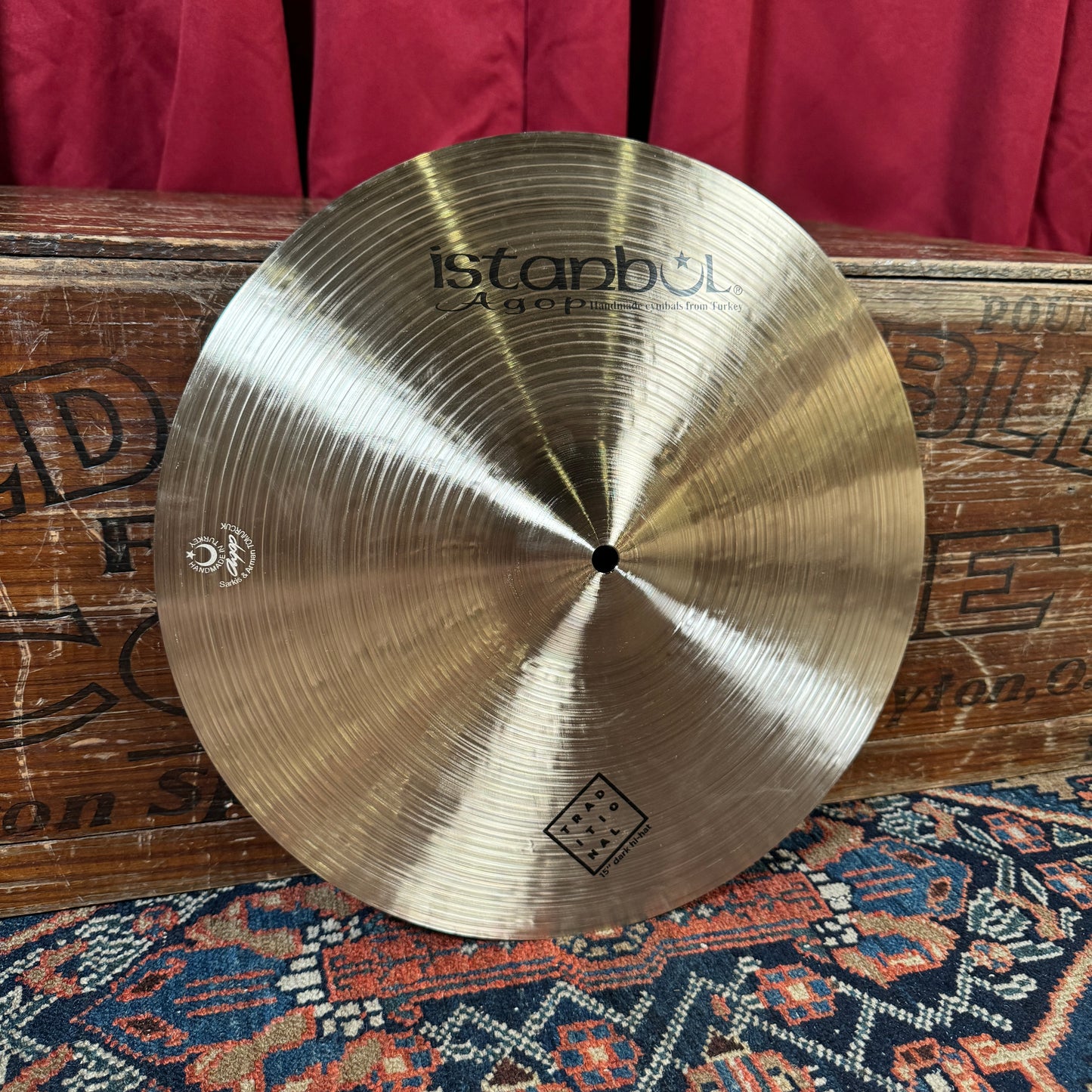 15" Istanbul Agop Traditional Dark Hi-Hat Cymbal Pair 1028g/1240g *Video Demo*