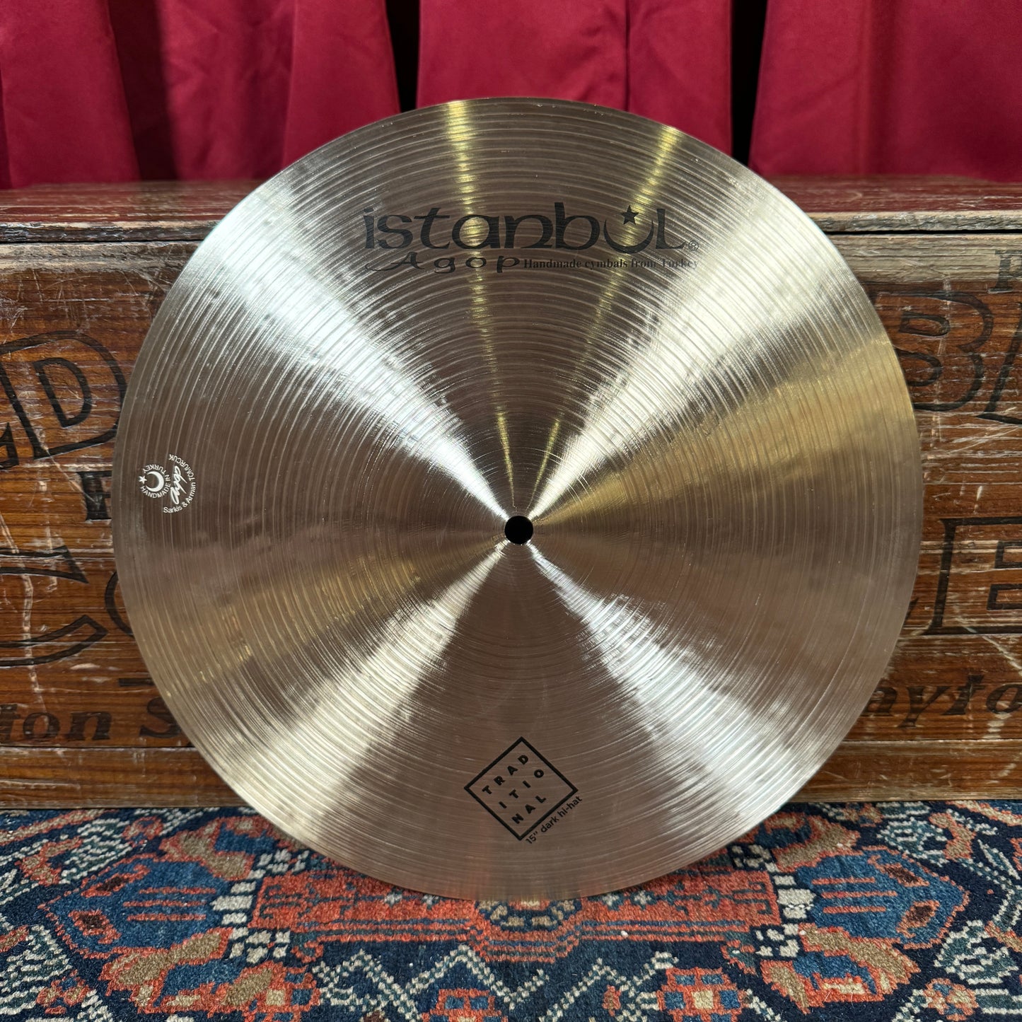 15" Istanbul Agop Traditional Dark Hi-Hat Cymbal Pair 1028g/1240g *Video Demo*