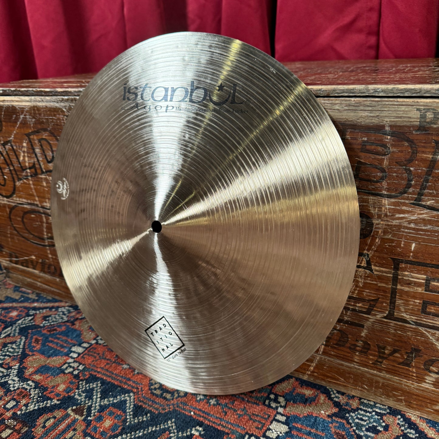 15" Istanbul Agop Traditional Dark Hi-Hat Cymbal Pair 1028g/1240g *Video Demo*