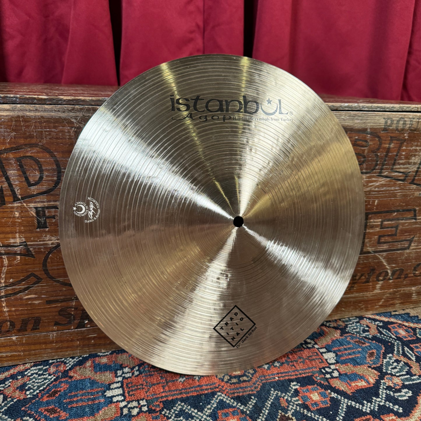 15" Istanbul Agop Traditional Dark Hi-Hat Cymbal Pair 1028g/1240g *Video Demo*