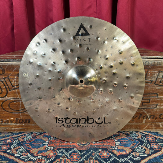 19" Istanbul Agop Xist Dry Dark Brilliant Crash Cymbal 1284g *Video Demo*